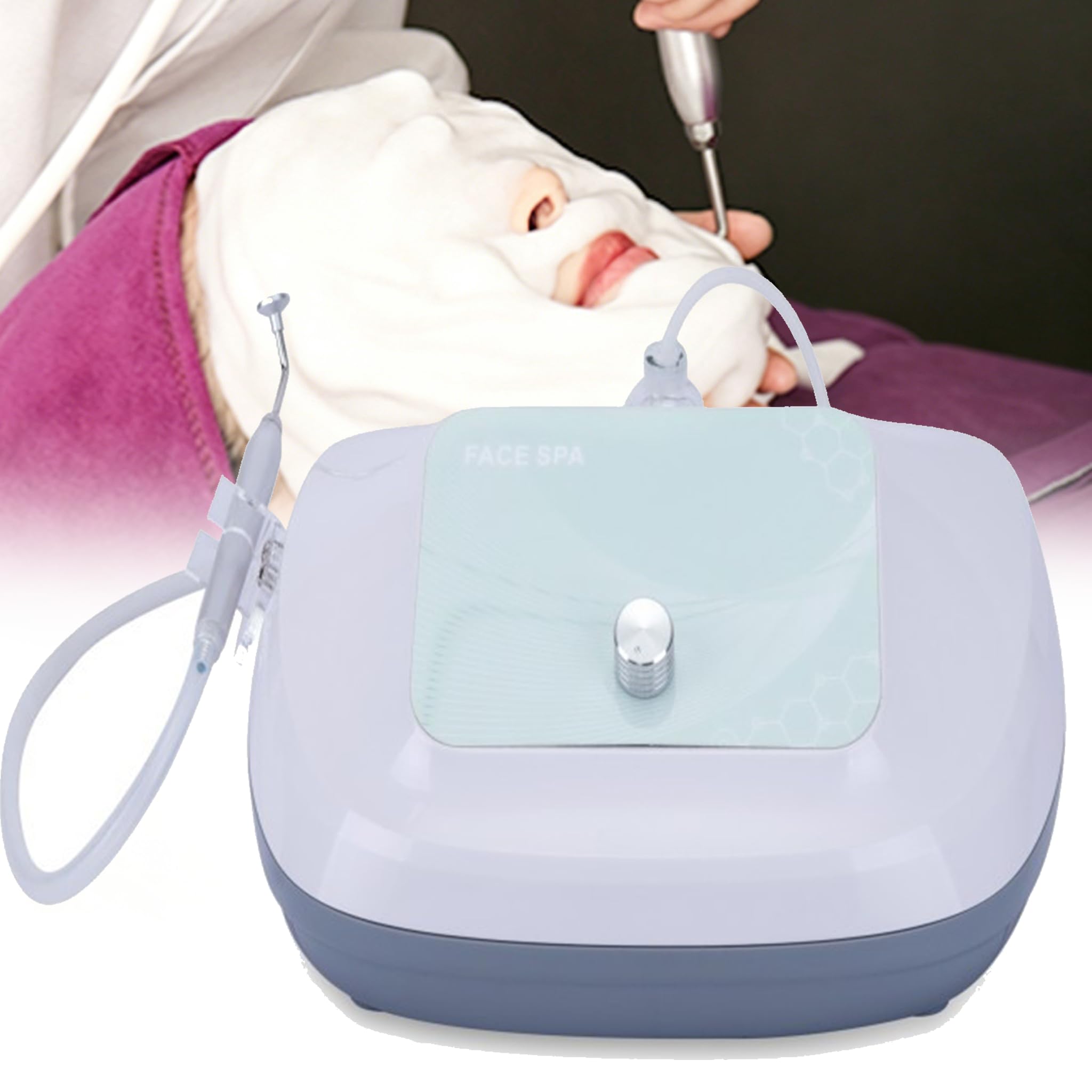 Oxygen Bubble Beauty Machine for Home & Salon Use | Facial Cleansing Device Body Cleansing SPA with Rich Foam,Moisturizing and Rejuvenating, Deep Cleansing