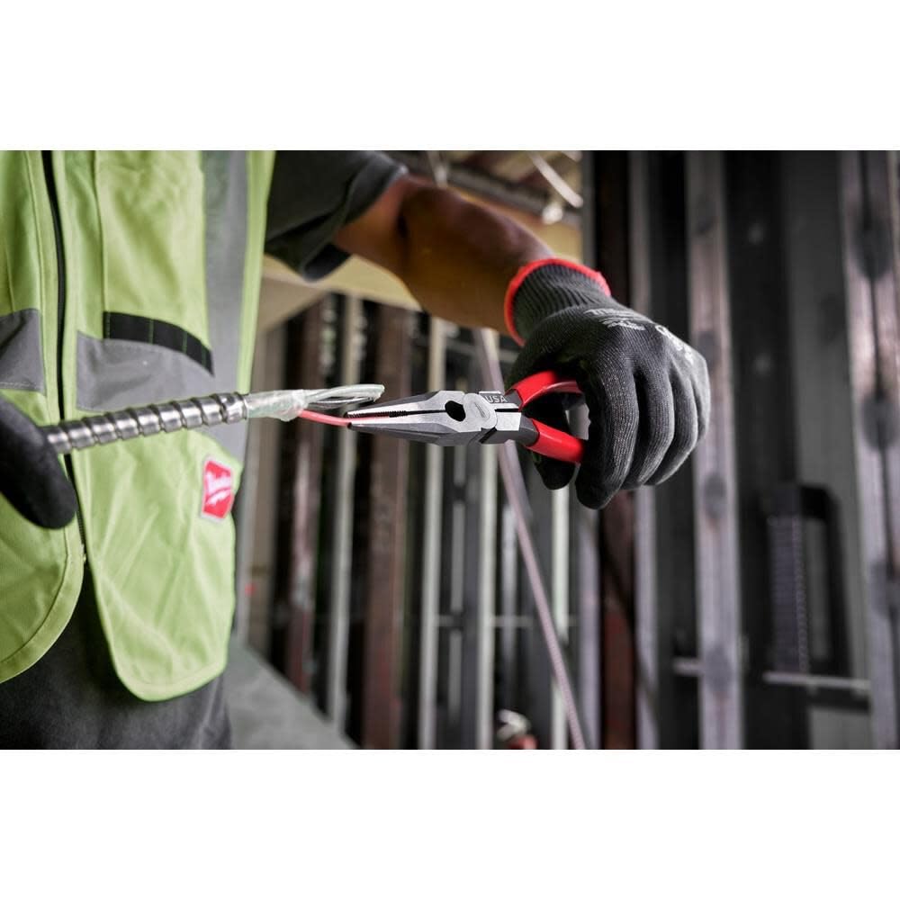 Milwaukee PLIER MT505 - Agarre de nariz larga DIPPD de 20.3 cm