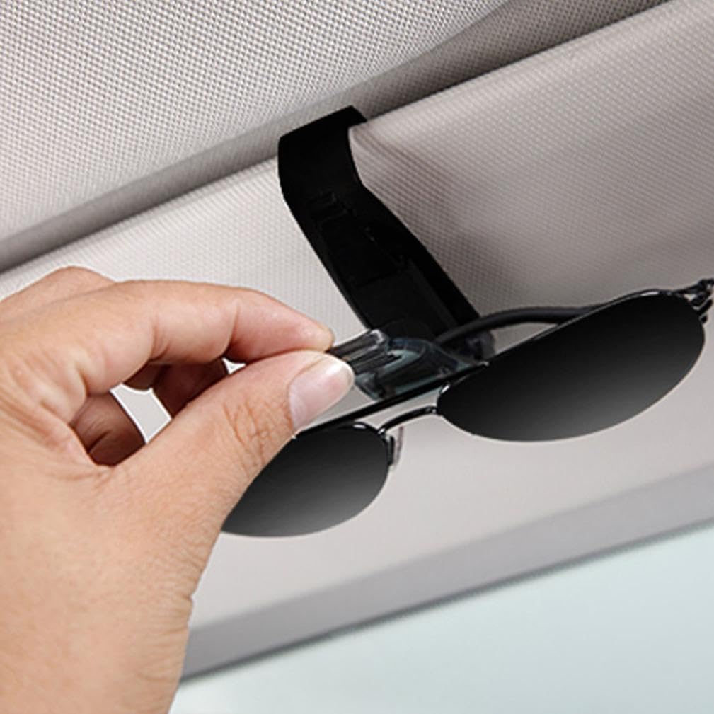 Otime Car Glasses Holder Premium Clip on Eyewear Organizer for Sunglasses Reading Compact Anti Slip Design Air Vents — view 4