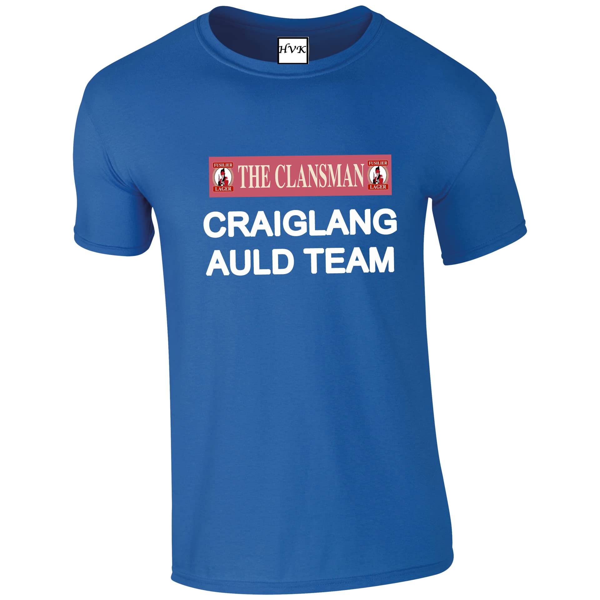 Still Game Auld Team Printed T Shirt Craiglang (as8, Alpha, l, Regular, Regular, Blue)