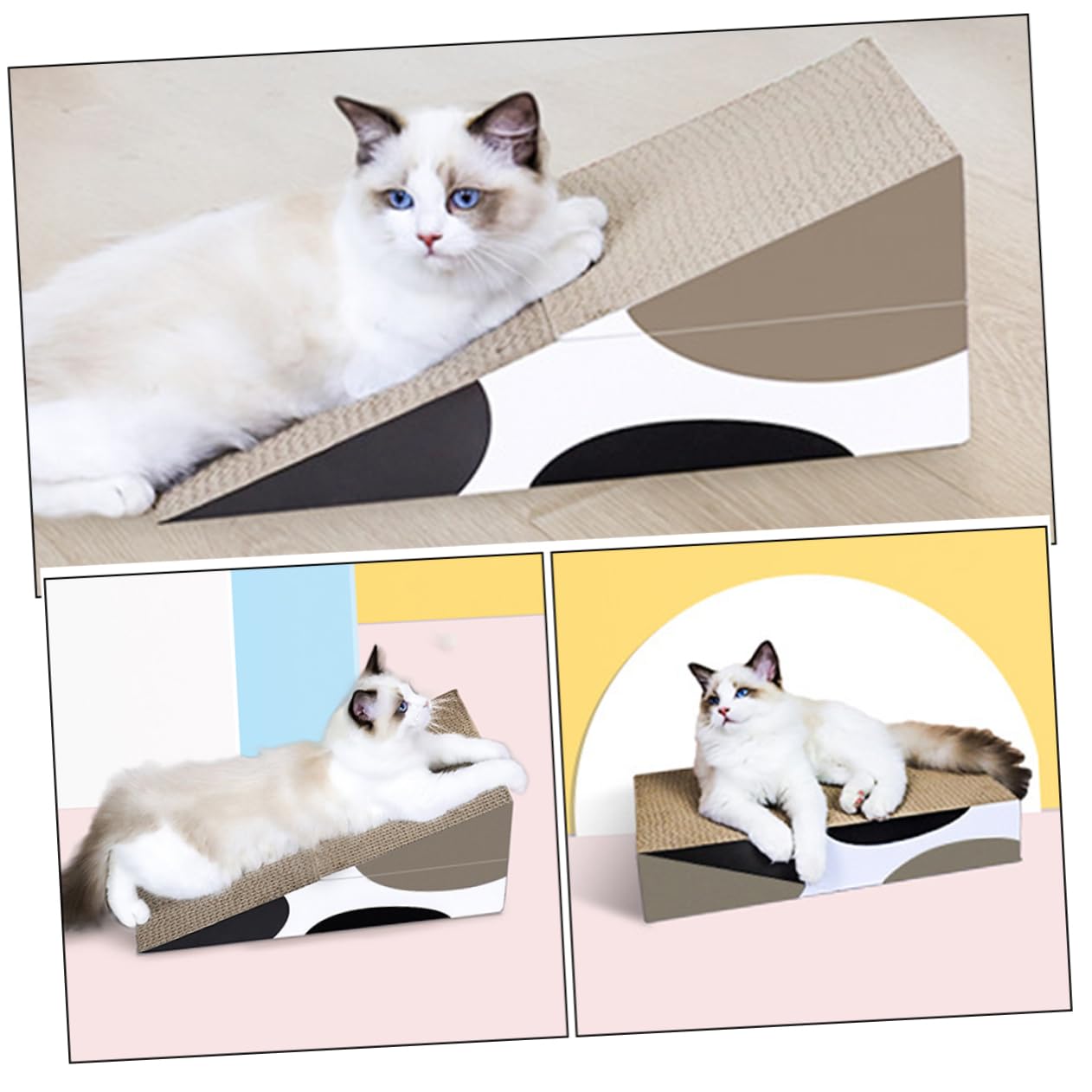 INOOMP Rascador De Cartón Almohadilla para Rascar Tablero para Gatos De Interior para Gatos y Gatitos