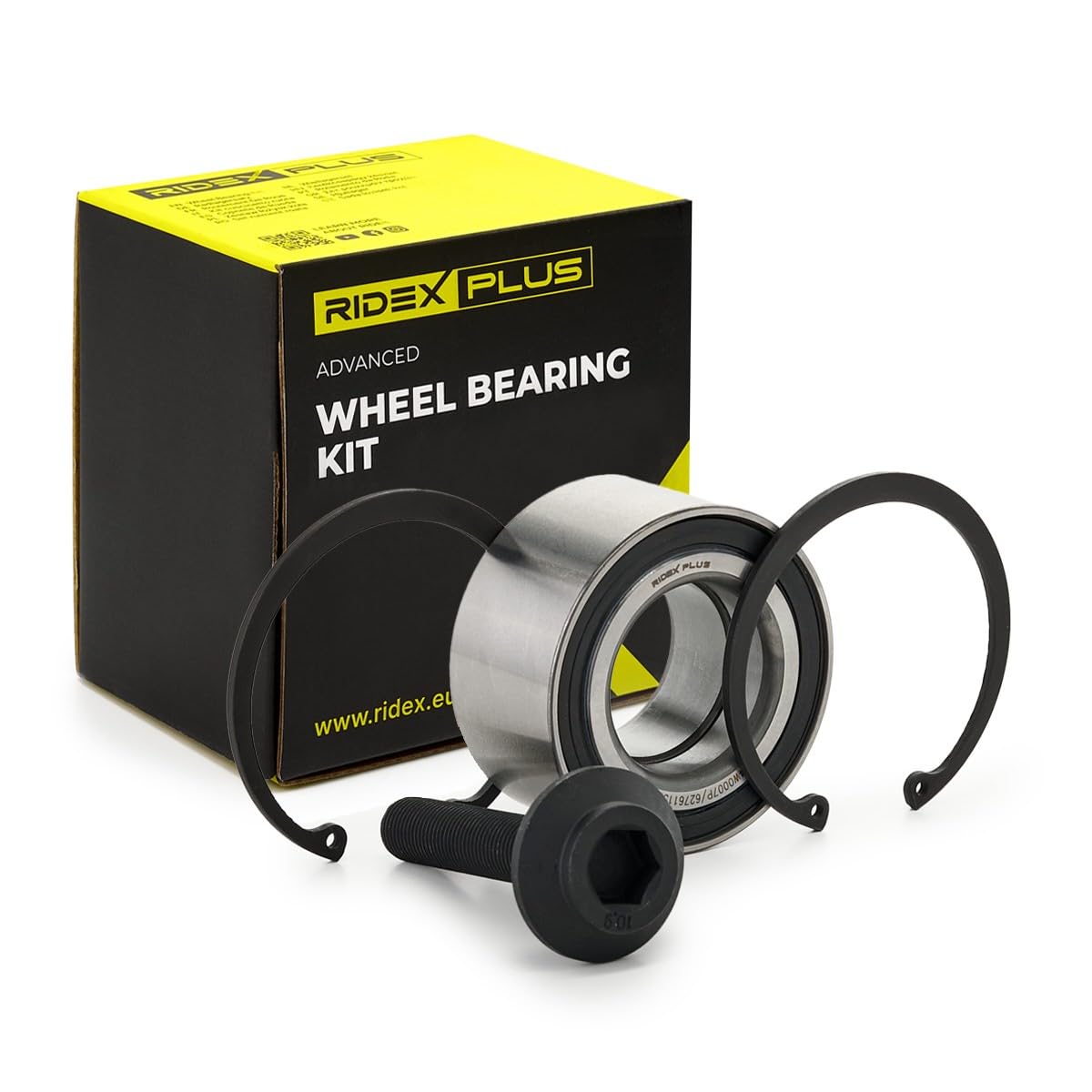 RIDEX PLUS 654W0007P Kit cuscinetto ruota Anteriore bilaterale senza anello sensore ABS con bullone/vite Compatibilità con VW PASSAT 3B3
