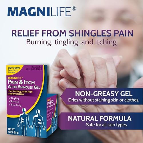 Miniatura 5 de MagniLife Gel para el dolor y la picazón después del herpes zóster, alivia naturalmente el hormigueo, la irritación y la sensibilidad con jazmín y