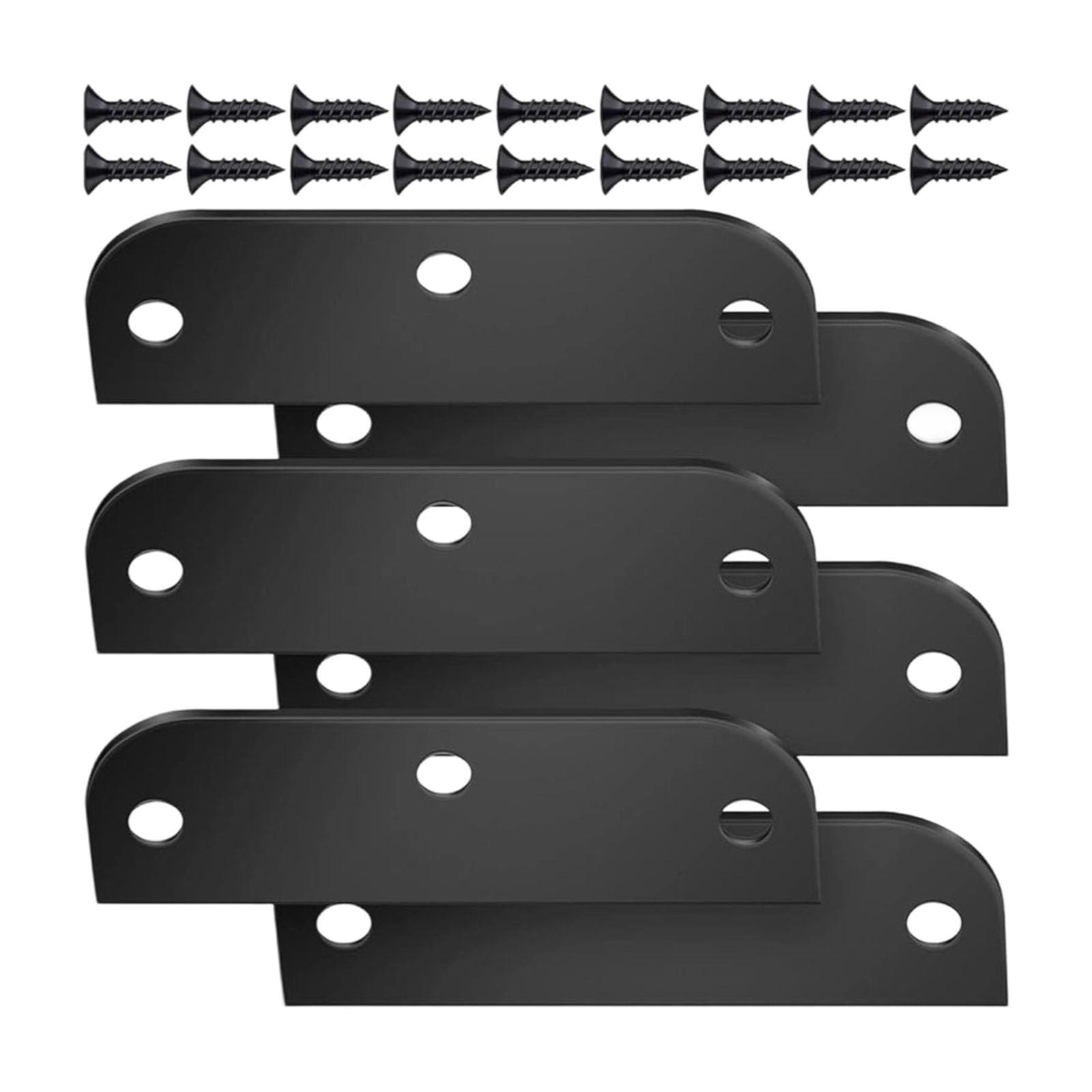 Hinges Repair Stainless Steel Plate with Screw Hinges Mounting Fixed Hardware Cupboard Door Mount Replacement Plate Kitchen Cabinet Door Mounting Spacers