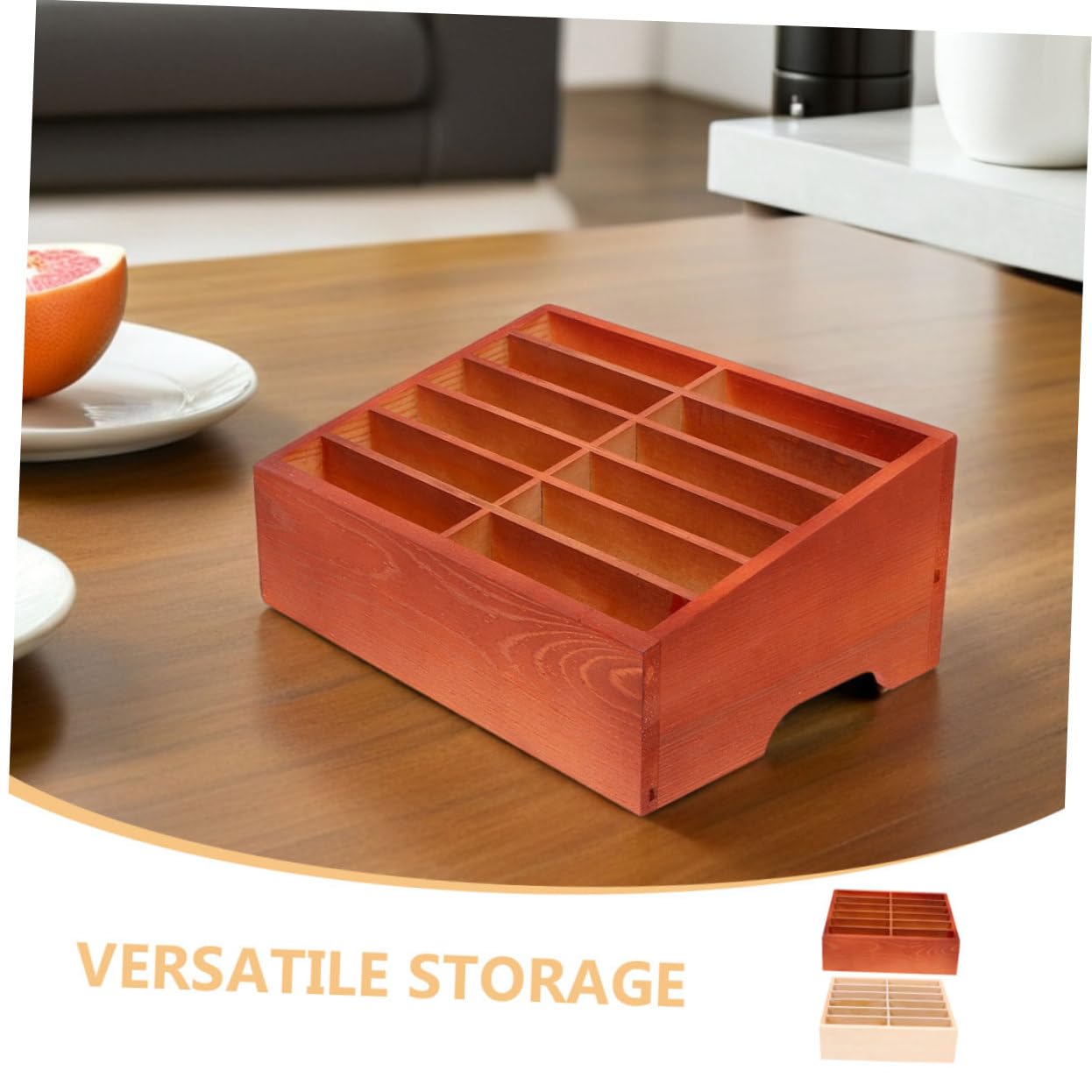 2pezzi Mobiletto Portacellulare in Espositore Per Cellulari Con Scomparti Multipli Organizer Scrivania Per Aula e Ufficio