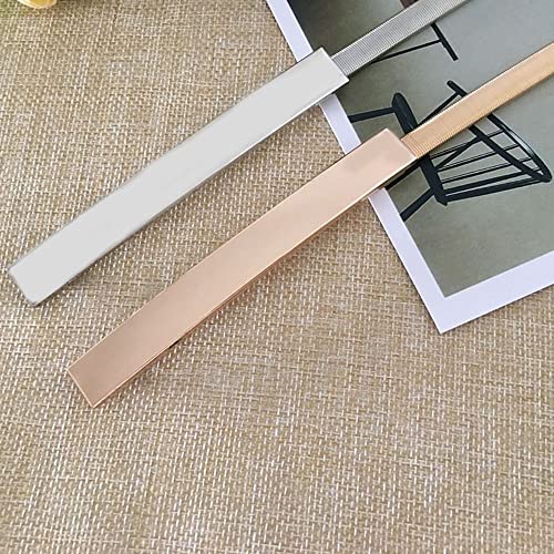 Women's Alloy Belt Belt Stretching Elegant Casual Ladies Dress Belt(gold)2