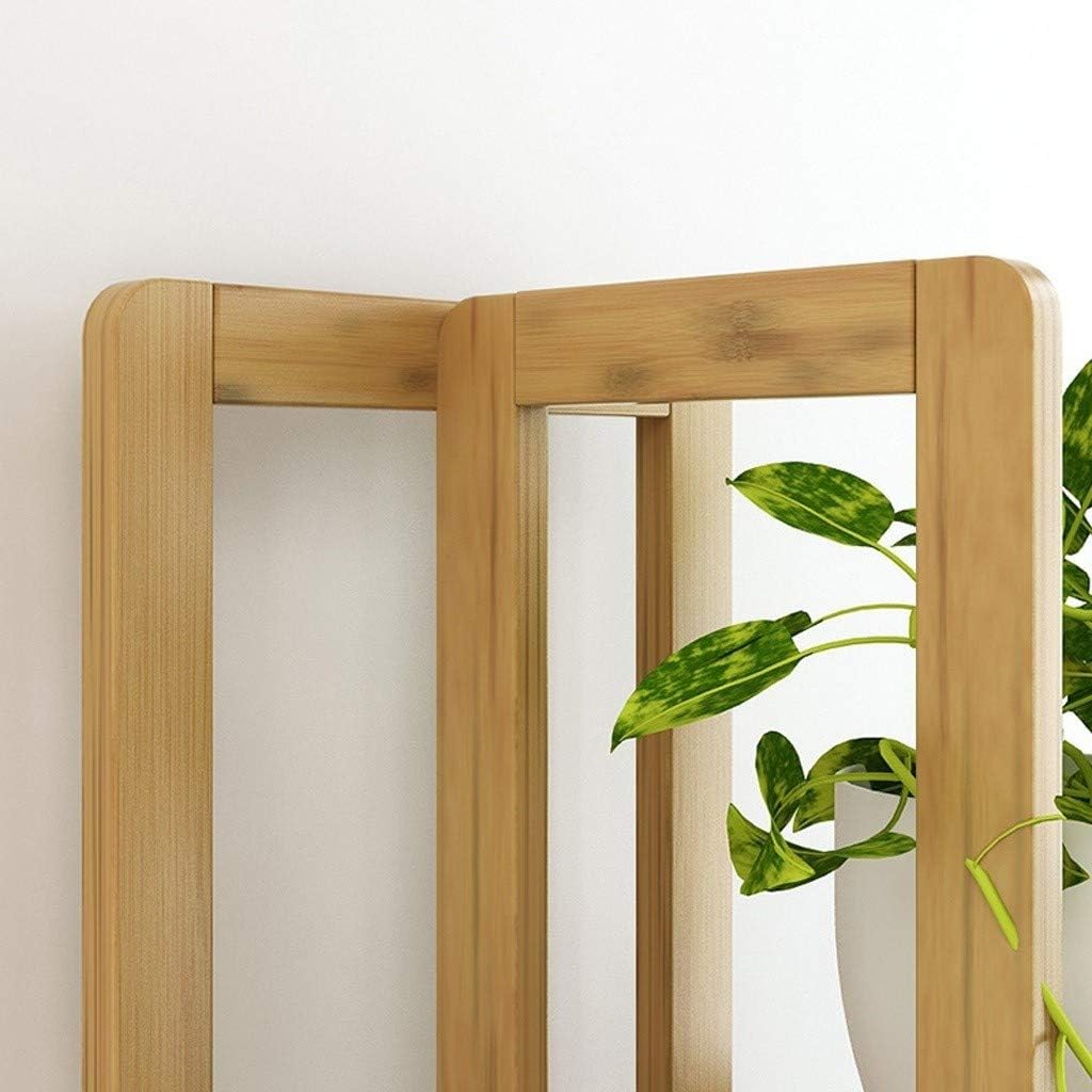 Plant Shelf,Plant Rack for Home Bamboo Multi Layer Plant Stand Storage Rack for Indoor Flower Display 57inch Height Simple and Stylish Design for Home Decor and nization(Parent)