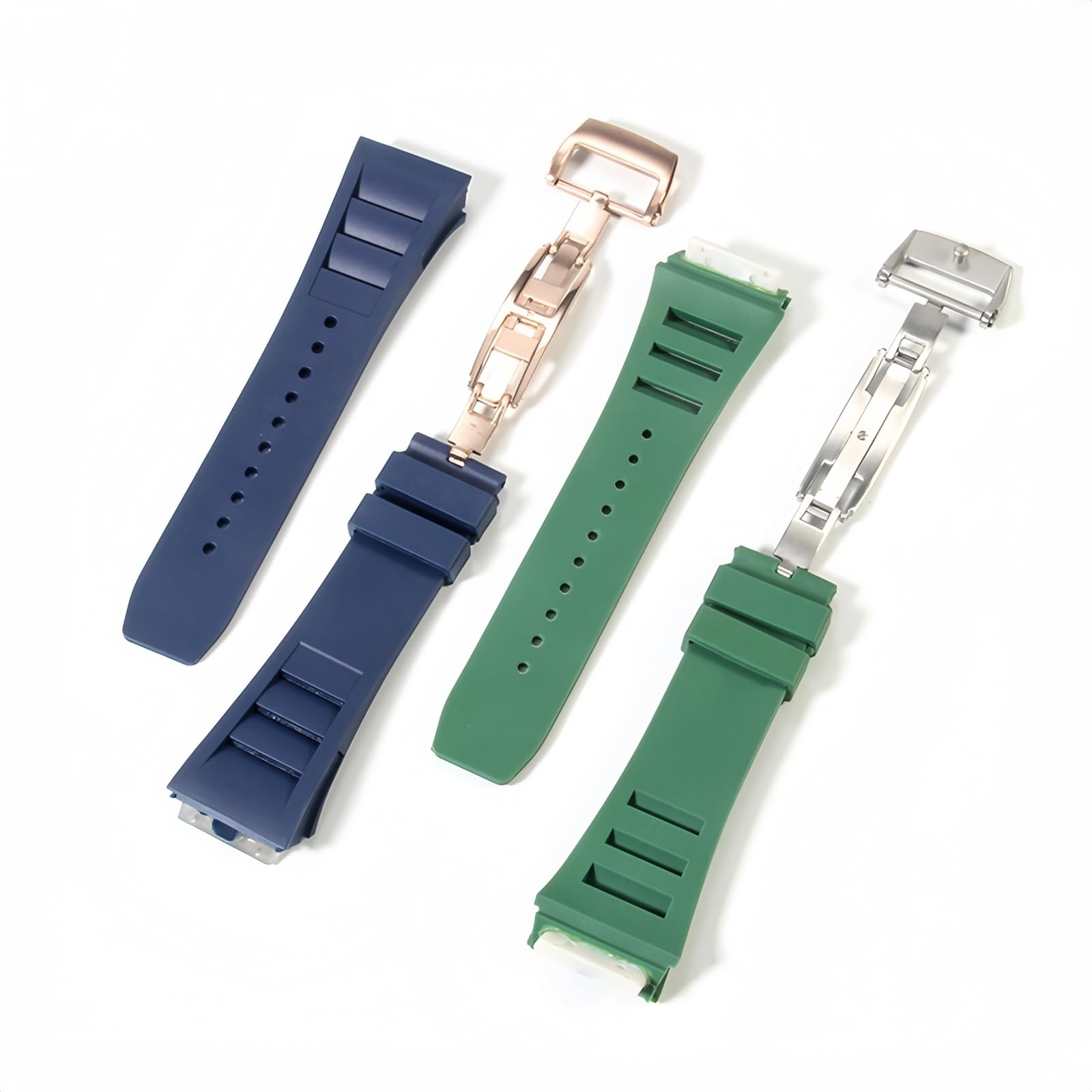 25mm Wodoodporny Silikonowa Bransoleta Żegarka Rękowego Miękki Gumowy Pasek Zegarka dla RICHARD MILLE RM11-03