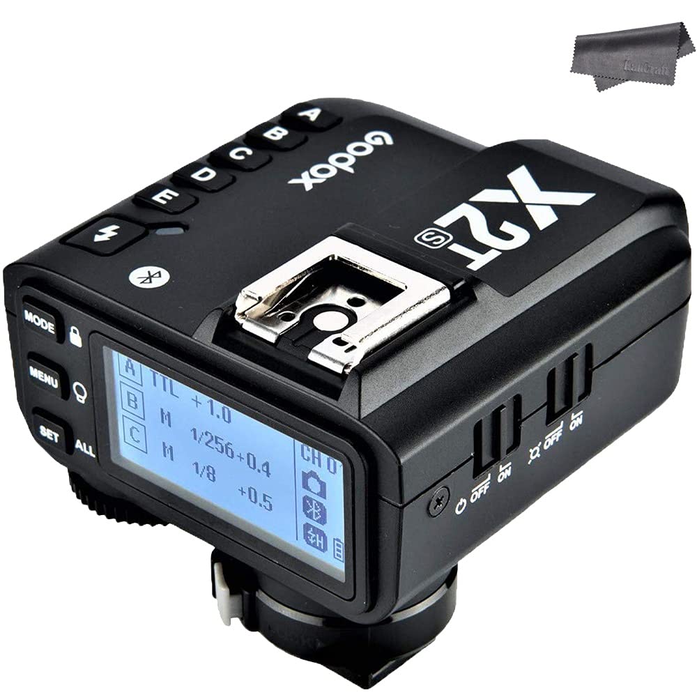 GODOXX2T-S Wireless Flash Trigger Compatible with Sony Camera Bluetooth Connection APP Control 1/8000s HSS Transmitter for Godox V1S TT685S TT350S V860II-S TT600 AD200 (X2T S Compatible with Sony)