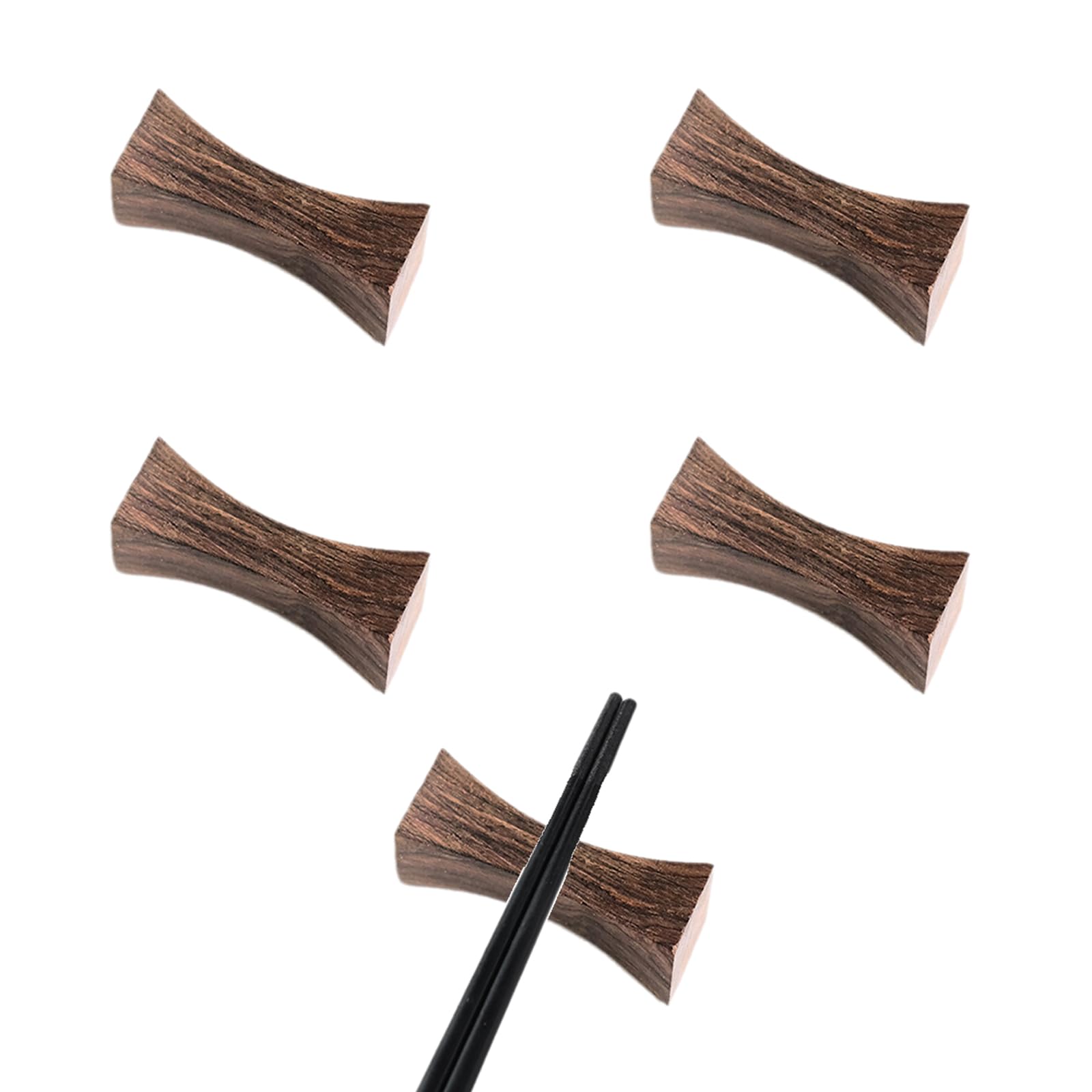 MRKU Chopstick Rest Chopsticks Holders Restaurant Wooden,Spoon Fork Stand For Home Chop Sticks,Chinese Rack,Wooden