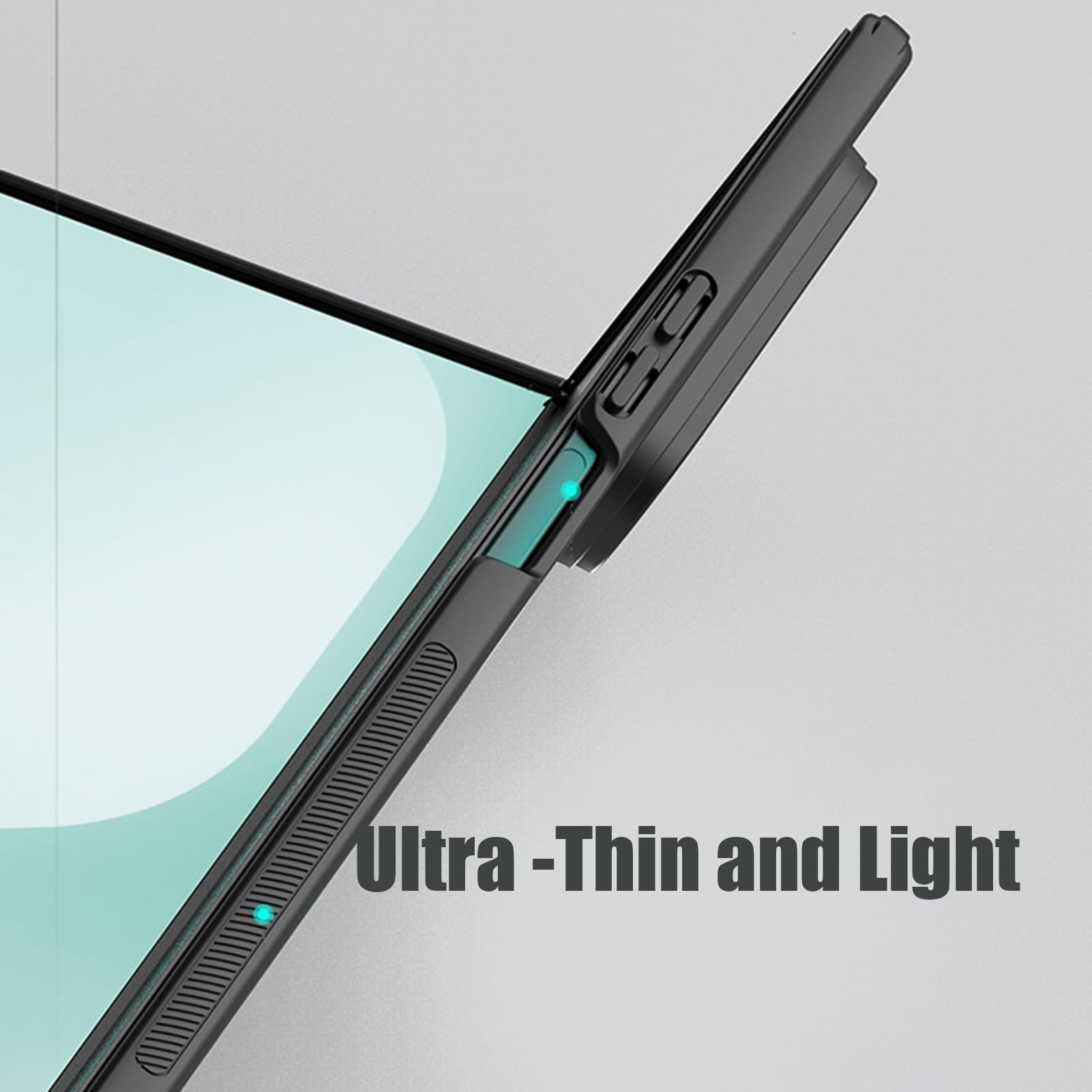 Funda Ultra Delgada For Samsung Galaxy Z Fold 8 Ultra, Cubierta De Protección De Lente De Envoltura Completa con Succión Magnética, Inalámbrica, Carcasa De Bisagra Minimalista For Negocios