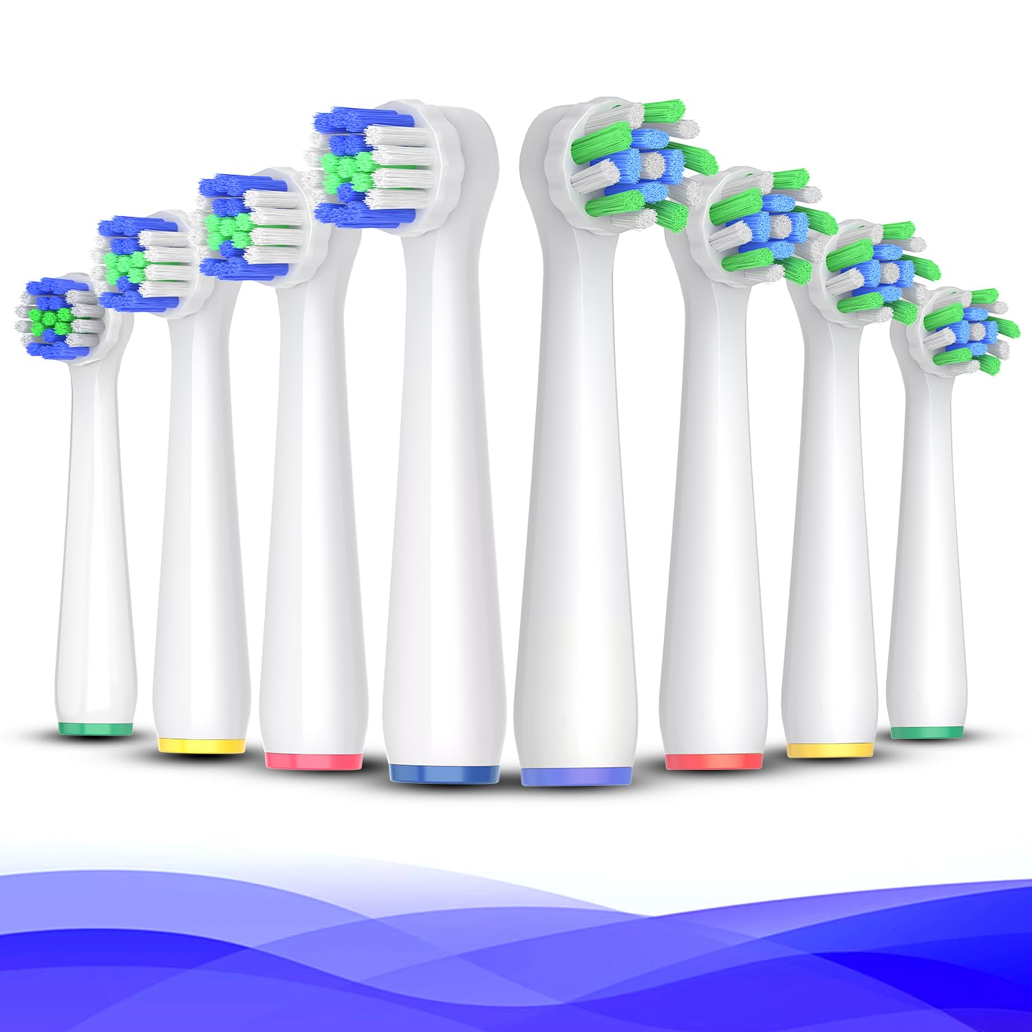 AodoT Replacement Toothbrush Heads for Oral - B Braun - 8 Pack Professional Electric Toothbrush Heads - Precision Clean Brush Heads Refill Compatible