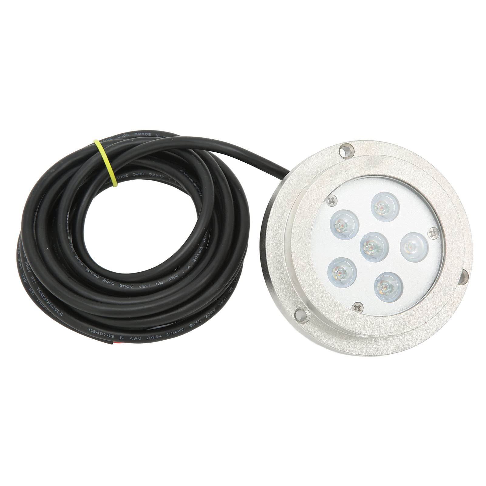 Helles Licht, RGBW-Beleuchtung, IP68 Wasserdicht, Edelstahl 316, Sicherer Schutz, Boots-Unterwasserlicht mit Dichtungsfunktion für Yachten und Motorboote