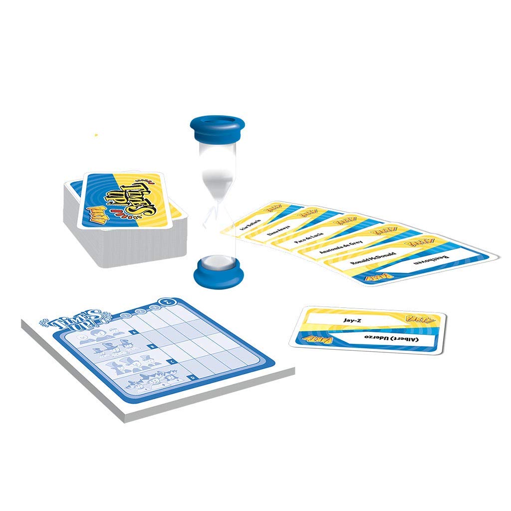 Asmodee Time's Up! Party Azul, Un Juego para Fiestas de Mímica y Palabras, A Partir de 12 Años, De 4 a 12 Jugadores, 40 Minutos por Partida, Español