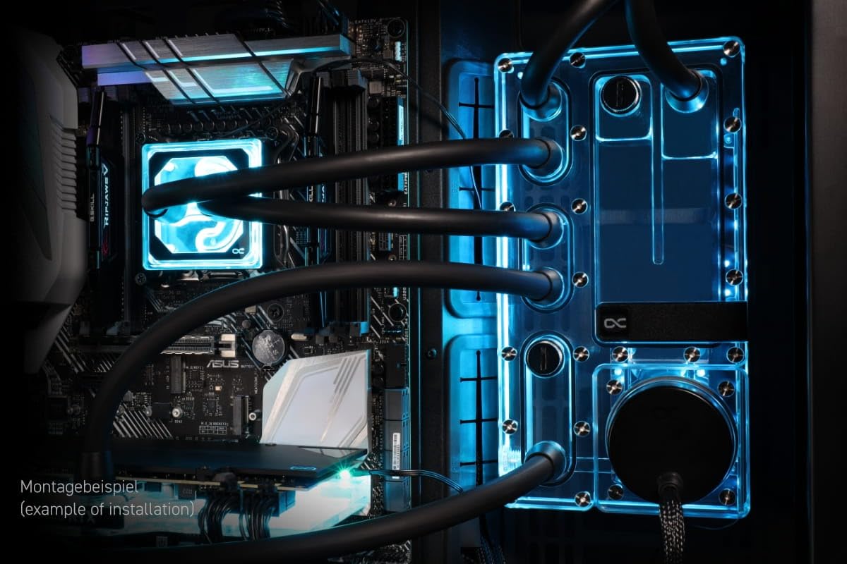 Amazon.co.jp: Alphacool Core Distro Plate 240 Left VPP/D5