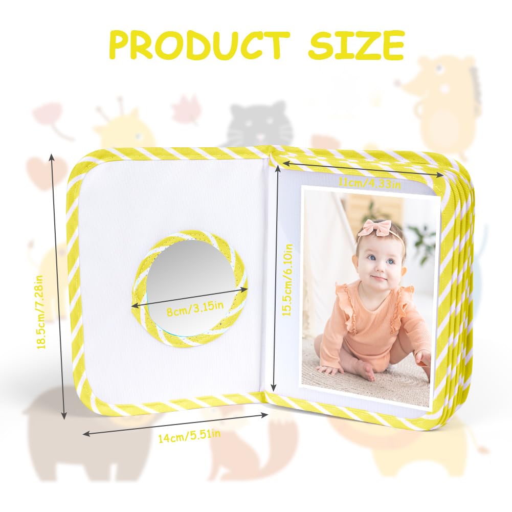 Aolso Baby Photo Album, Baby Memory Soft Cloth Book, Family First Year Memory Book - Image 2