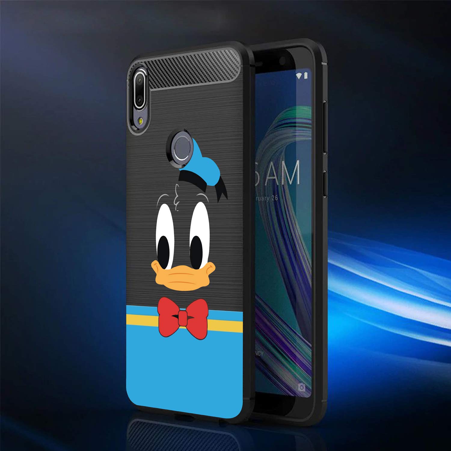 FashionuryCute Cartoon Designer Printed Rugged Armor (Rubber) Soft Back Case Cover for Asus ZenFone Max Pro M1/Asus ZenFone Max Pro M1 Back Cover