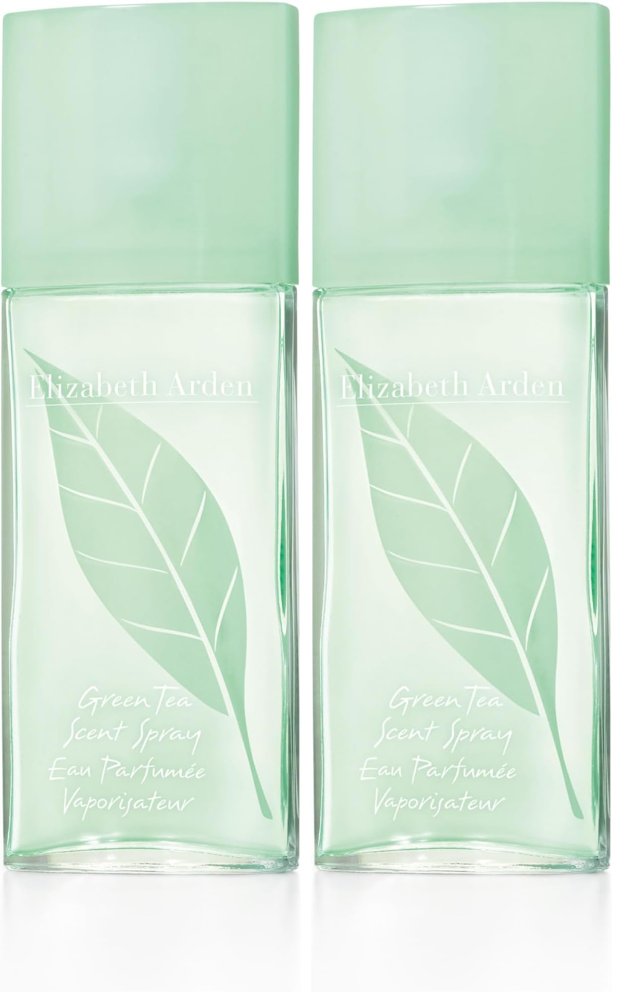 Elizabeth Arden - Green Tea, Eau de Parfüm, Parfüm mit Naturessenzen wie Grüner Tee und Bergamotte, erfrischend, blumig und zitrusartiger Duft, weckt die Sinne, belebt - 50 ml (Packung mit 2)