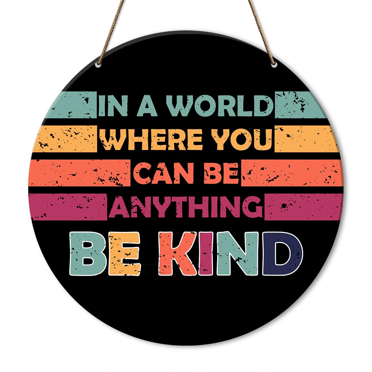 Kindness Decoration, Inspirational Decor for Home Office Classroom, Kindness Inspirational Gifts for Women Men, Mental Health Matter Awareness Month Be Kind Hanging Wall Decor, Where You