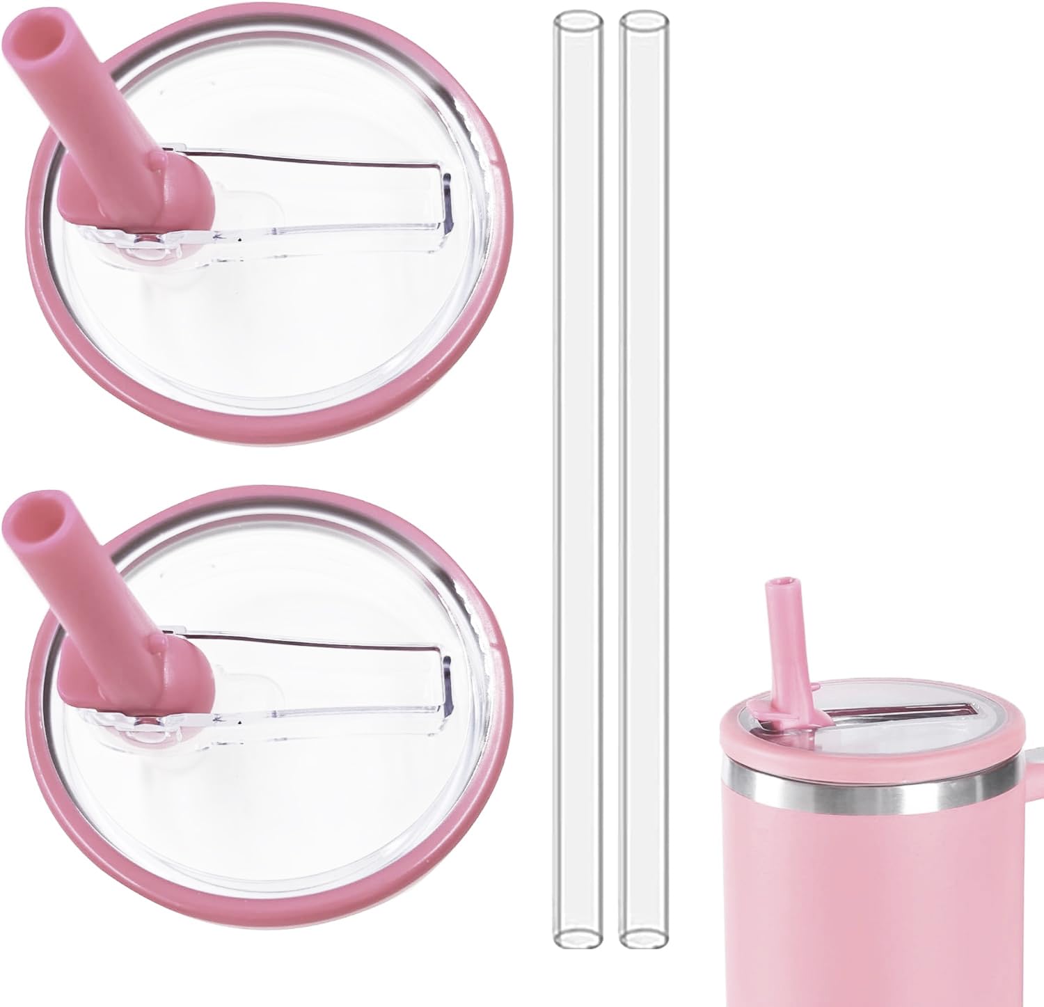 Stanley Cup Lot De 6 Pailles Longues Réutilisables Avec