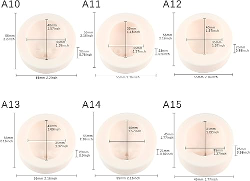 Miniatura 4 de Funshowcase Molde de silicona 3D de cara humana para Sugarcraft, fondant, arcilla polimérica, fabricación de jabón, resina epoxi, fabricación de