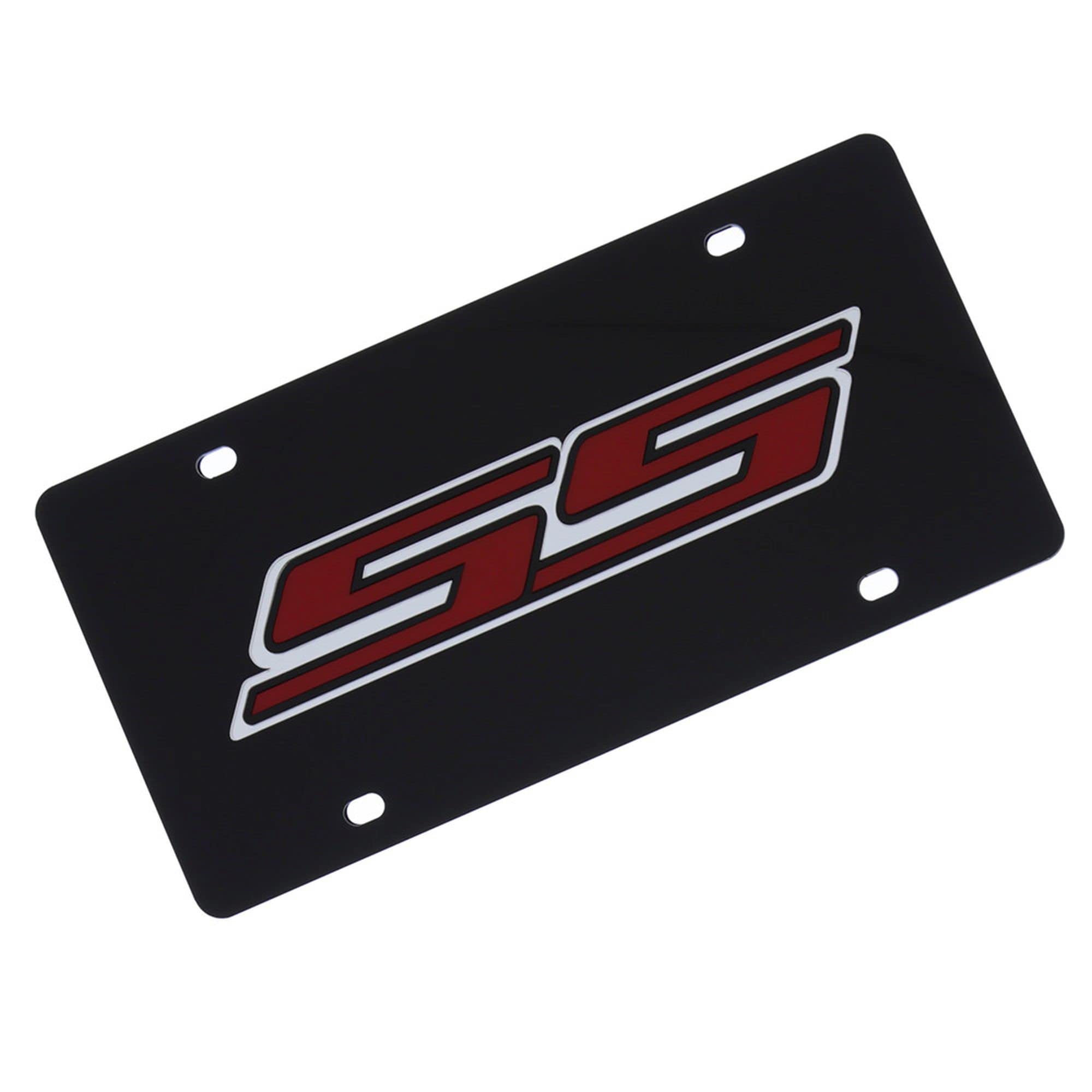 Eurosport Daytona, Inc. Laser Tag License Plate for Chevy SS (Black)