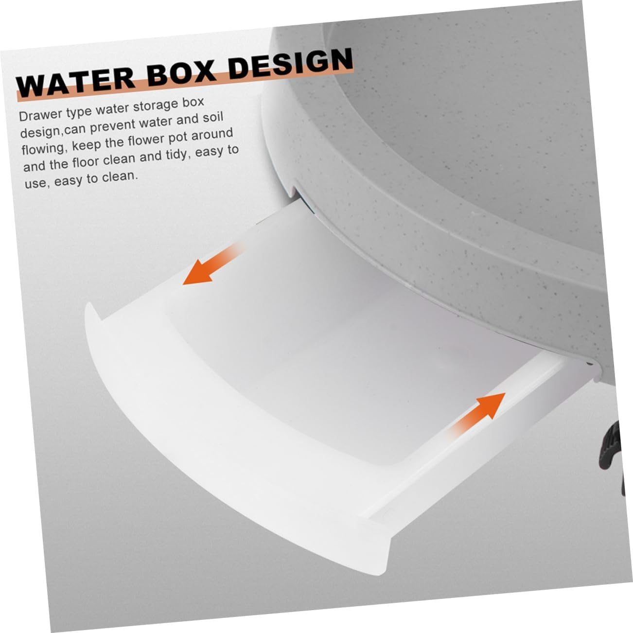 Flowerpot Bottom Trays Plant Saucers Planter Water Tray Plant Plate 34cm Durable Plastic