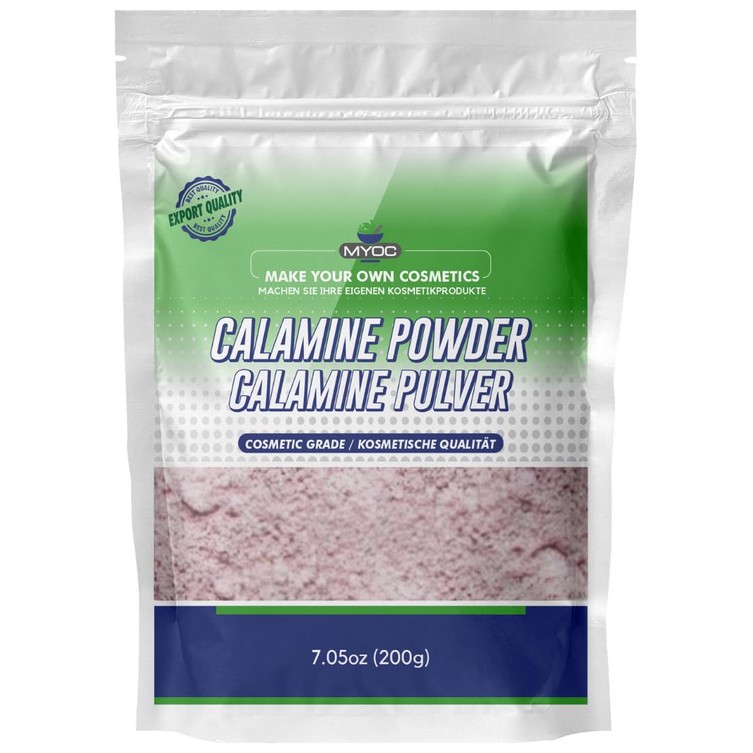 Calamine Powder 7 Oz/Calamine Powder for Skin, Calamine Powder for Soap Making, Calamine Powder for Itching, Calamine Powder Bulk, Calamine Powder Pure, Calamine Powder for Face