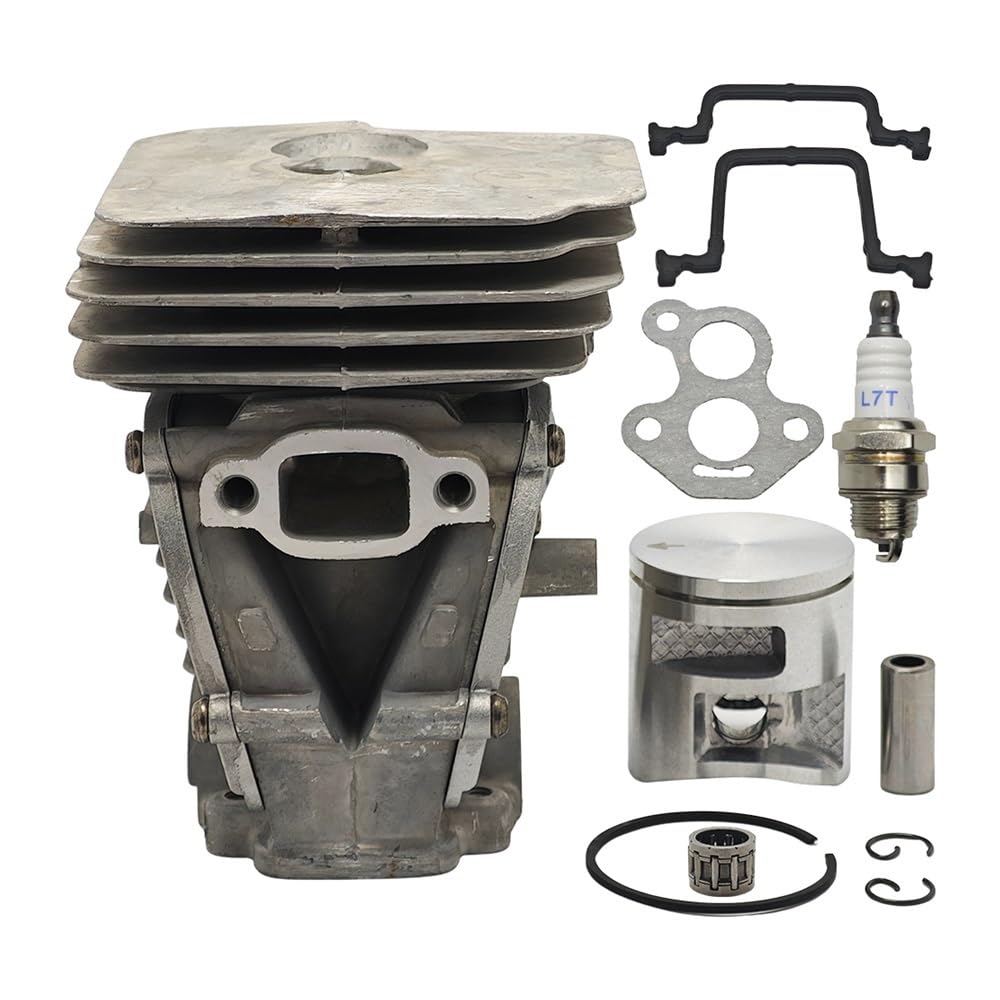 Kit de Piston de Cylindre de 41 mm pour Rénover Tronçonneuse 135 140 Joints Bougie Allumage