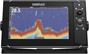 Simrad NSS Evo3S 9-inch Multifunction Fish Finder Chartplotter with Preloaded C-MAP US Charts