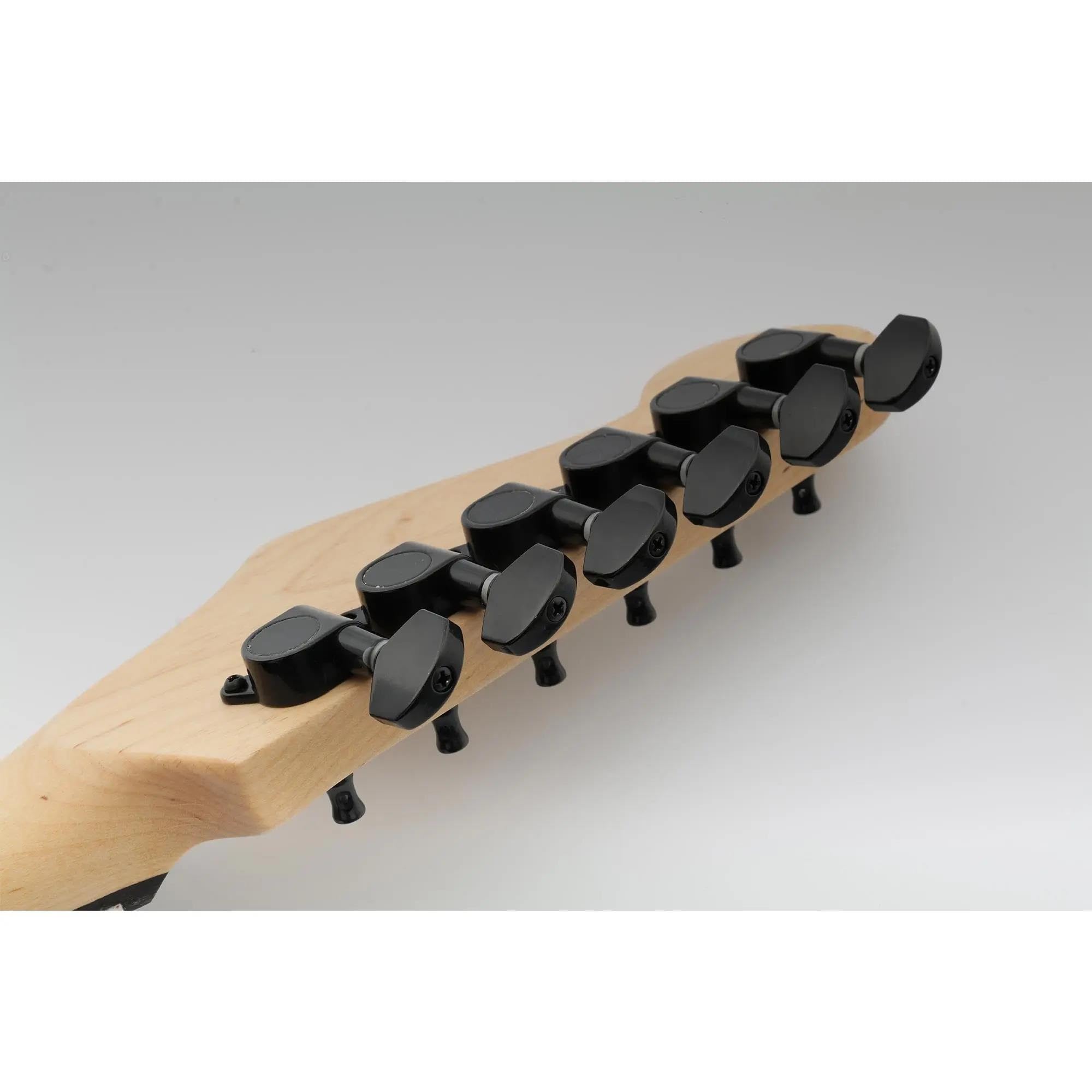 Juego De Afinador Profesional Incluido Para ST Tele Y Otras Guitarras Clavijas Afinación Guitarra(Black)