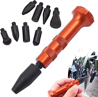 reparo amassados carro - Ferramentas remoção reparo amassados carro | Ferramentas remoção amassados com 9 pontas cabeças, martelo borracha amassado para carrocerias automotivas, reparo amassados carro Nanyaciv