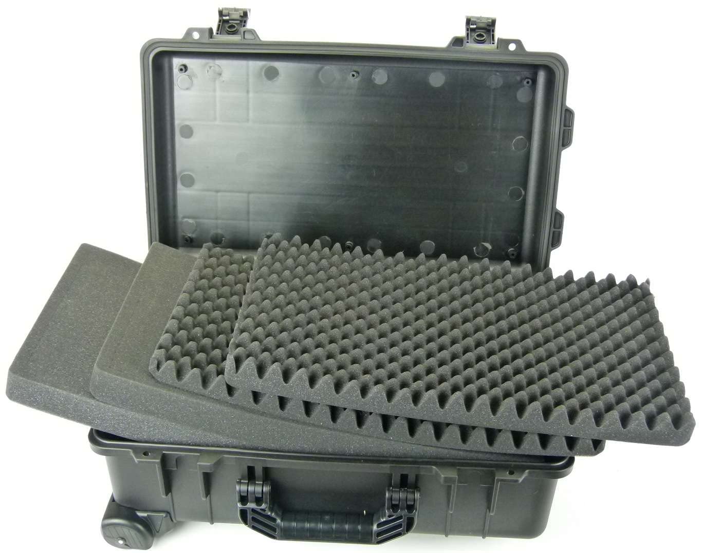 100738 Case WP Safe Box 1-56 x 35 x 23 cm - stoßfester, staub- und wasserdichter Trolly-Koffer mit Schaumstoffeinlagen IP65
