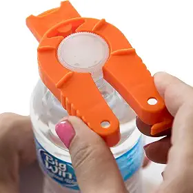 1 abridor de pote magnético ergonômico – adequado para idosos, fraqueza nas mãos e pacientes com artrite, ferramenta de remoção de tampa e clipe de plástico durável