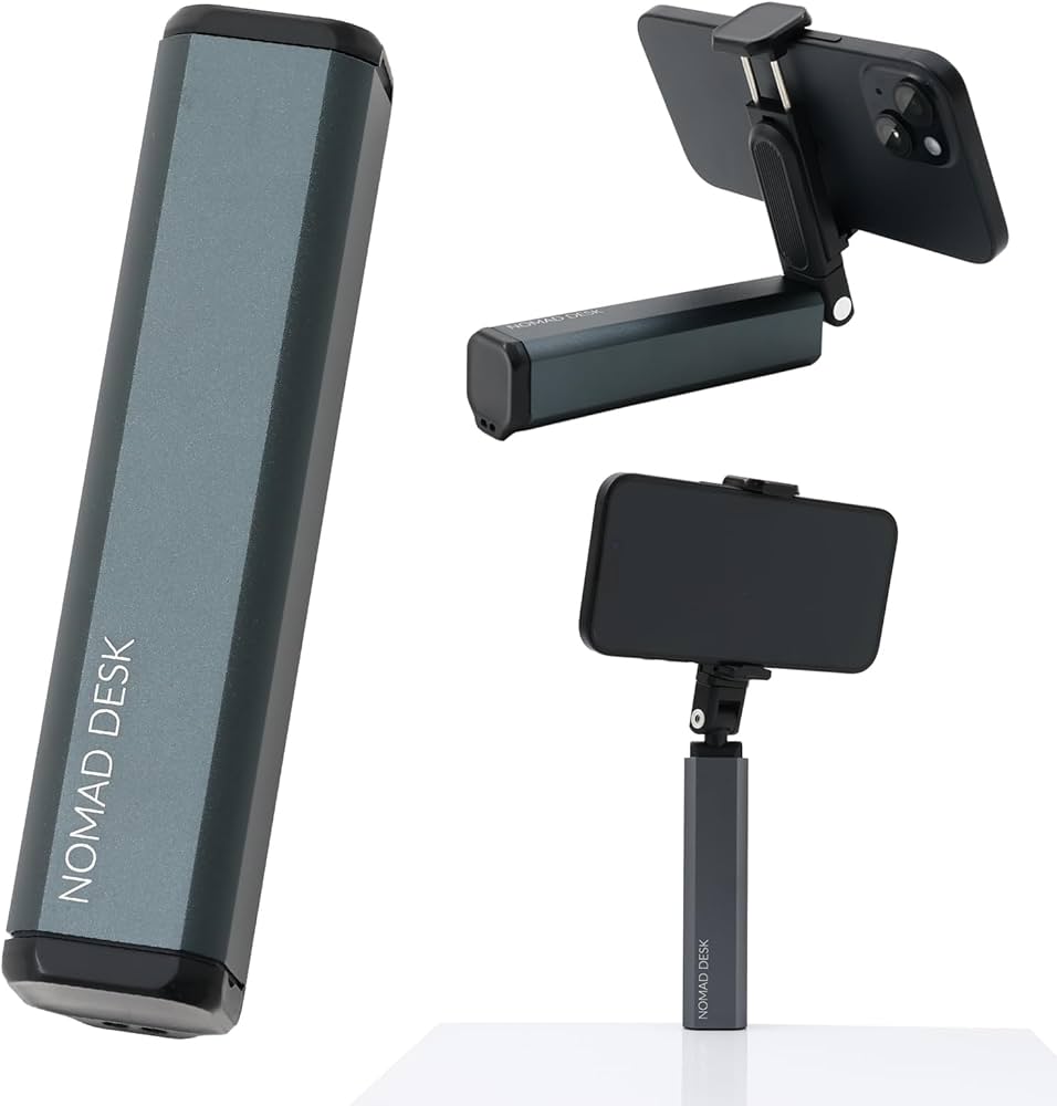 Amazon.co.jp: NOMAD DESK クリップ式 スマホスタンド 飛行機 快適 Amazon.co.jp: NOMAD DESK クリップ式 スマホスタンド 飛行機 快適