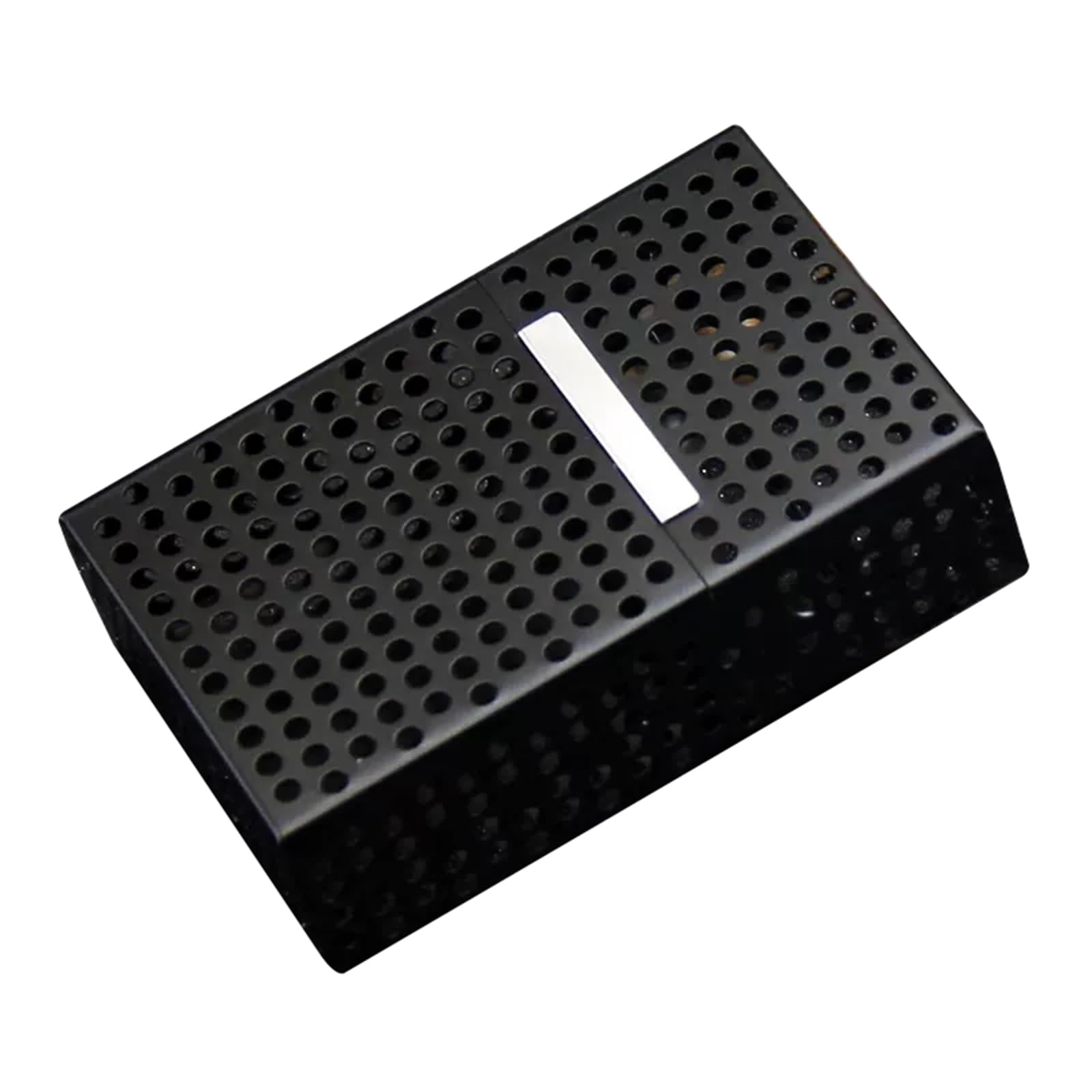 Lorxilar Cigarette Case with Magnetic Switch Aluminum Cigarette Case Holder 20 Capacity for Men And Women,One Size,Black
