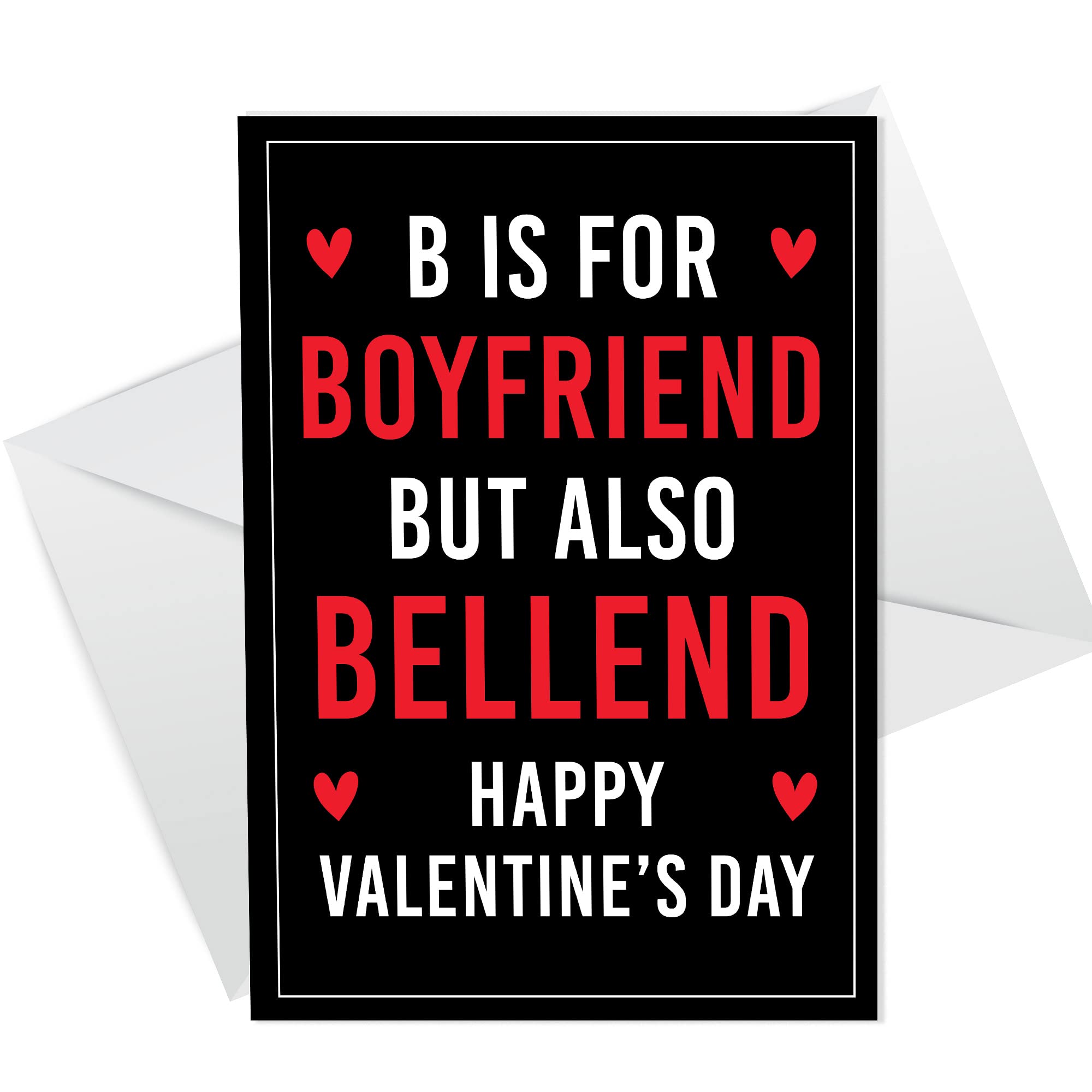 RED OCEAN Funny Valentines Day Card For Boyfriend Funny Joke Humour Valentines Greetings Card For Him