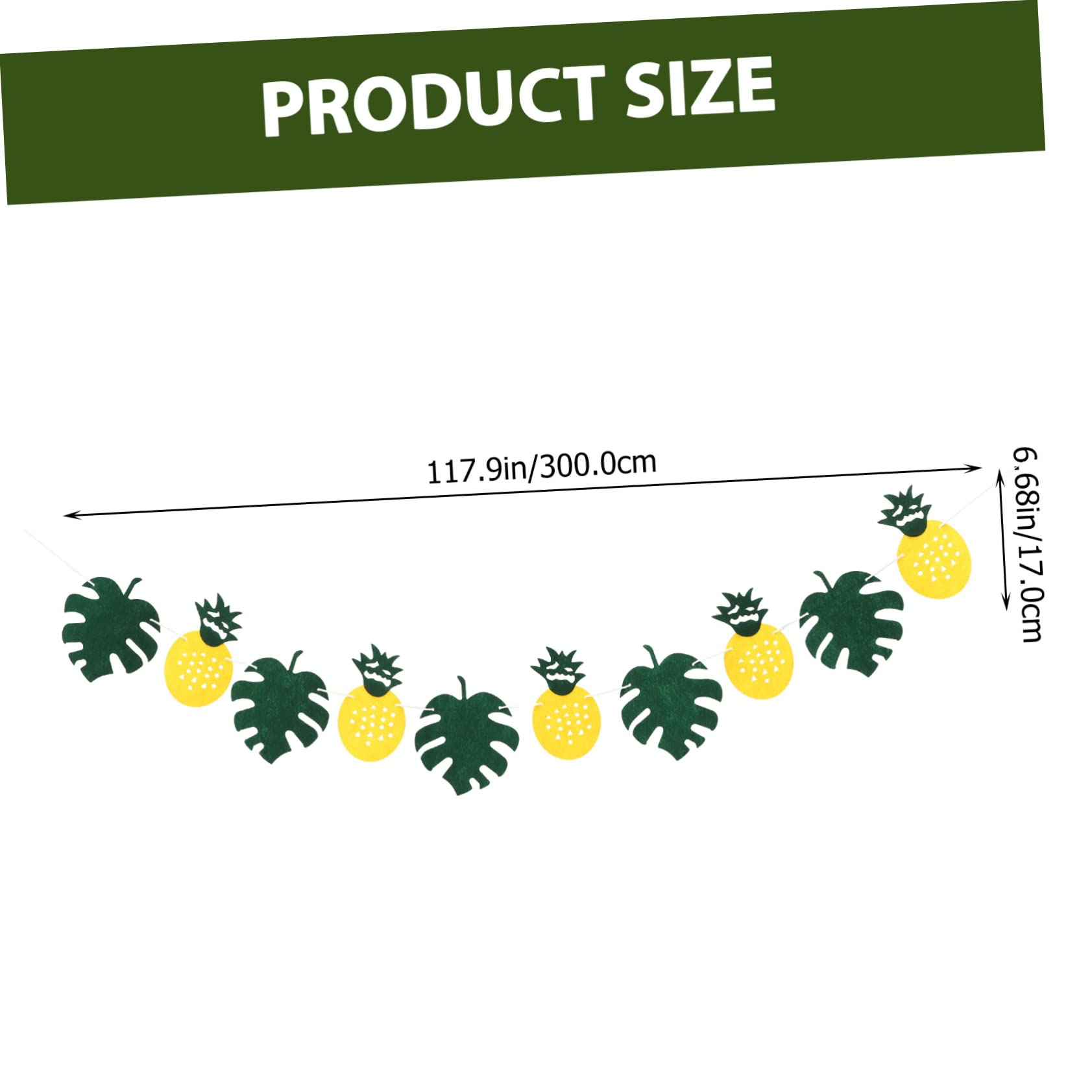 4sätze Tropisches Dekorationsset Mit Palmenblättern Teiliges Banner Für Hawaii-Party Hochzeiten Und Sommerfeste Installieren Auffällige Deko Für