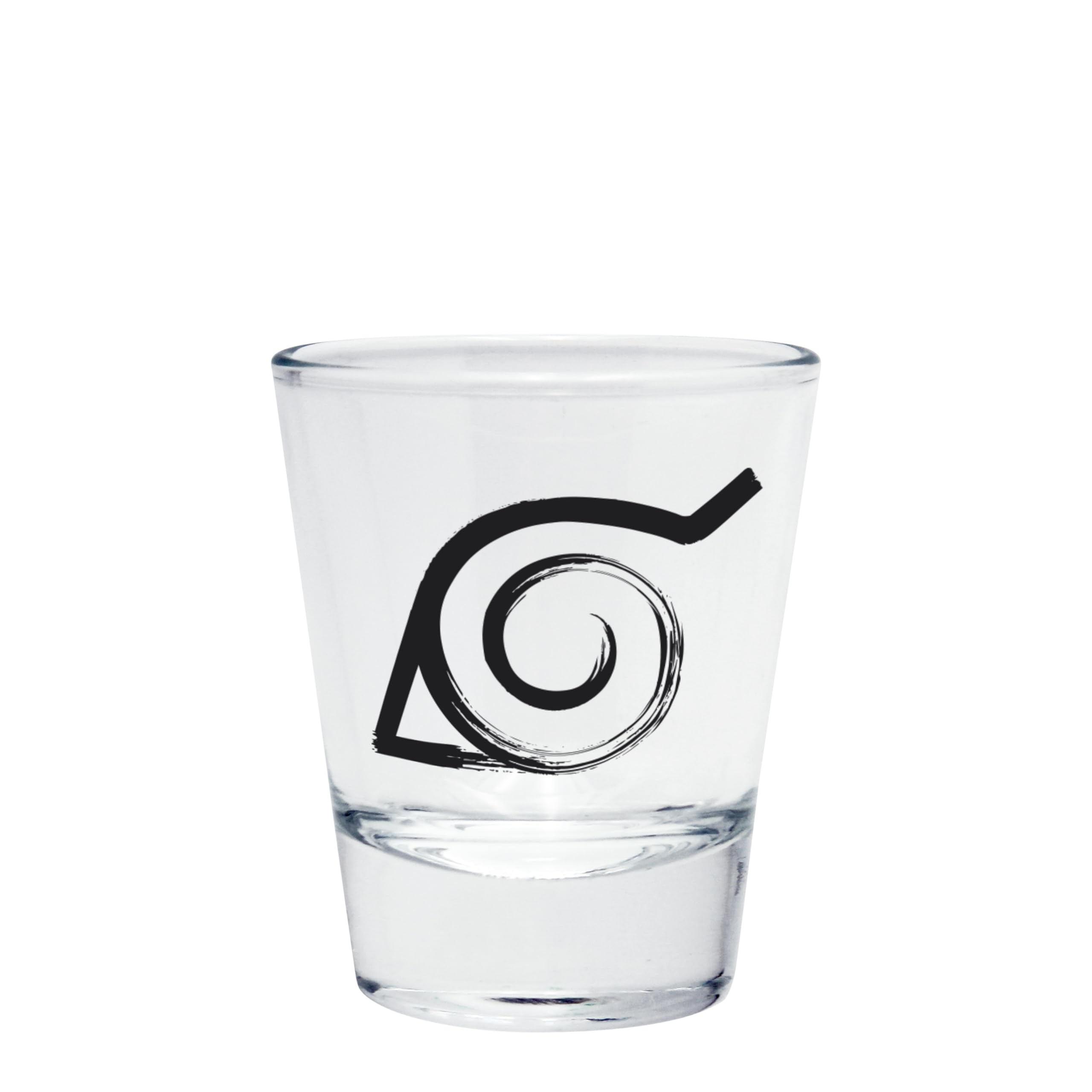 ABYSTYLE Naruto Shippuden Set aus Glas + Espresso-Tasse – offizielles Produkt – 2-teiliges Set – Goodies Ninja Collector