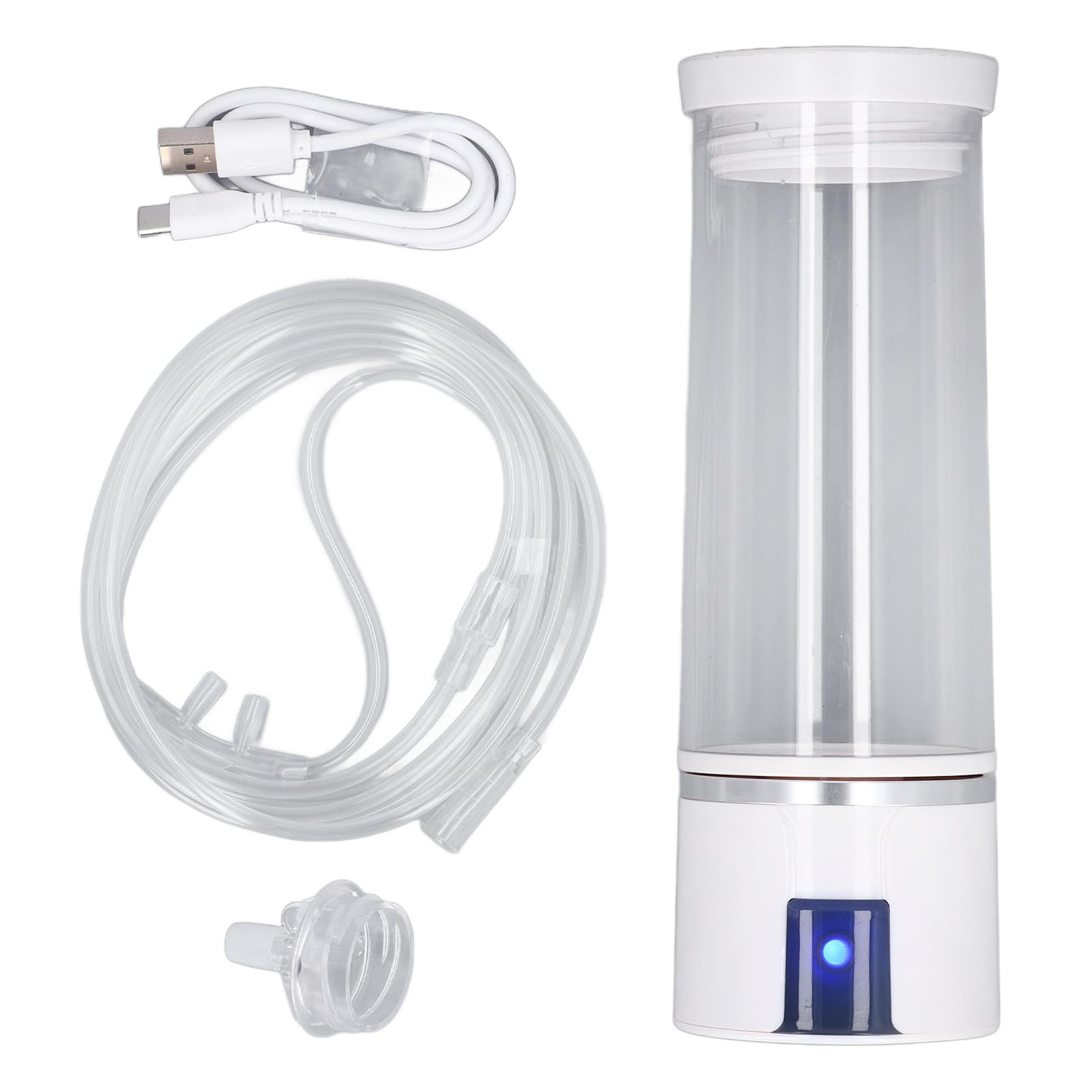 Ionizzatore Idrogeno Portatile 300 Ml 3000ppb Bottiglia di Idrogeno per Casa e Viaggi, Migliorando la Salute e il Benessere