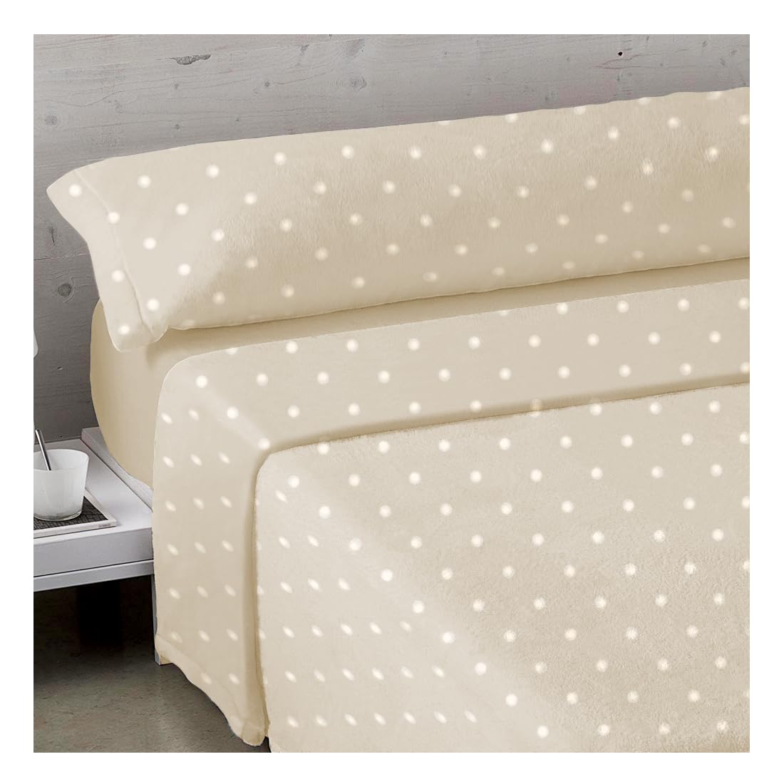 Acomoda Textil - Juego Sábanas de Coralina. Juego de Sábanas 3 Piezas de Invierno. Ropa de Cama Ajustable, Cálida y Suave. (Modelo C, Cama 90 cm)