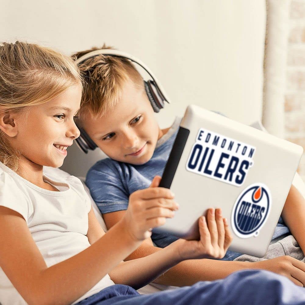 Wincraft Edmonton Oilers Multi-Use NHL Lot de 3 autocollants