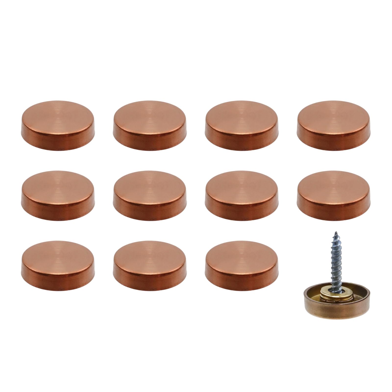Gold Mirror Screws - Conceal Exposed Hardware -8