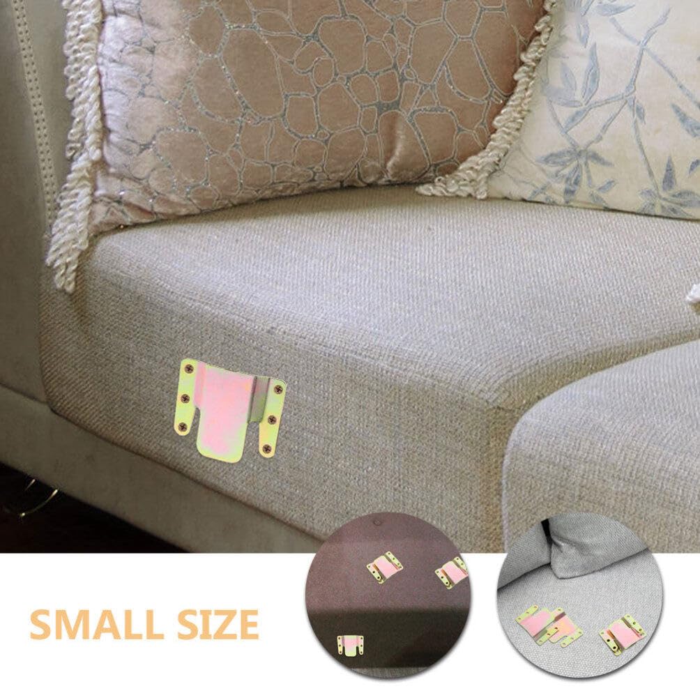 Housoutil 6 Sets Sectional Sofa Connector Furniture Joint Snap Sofa Replacement Accessories