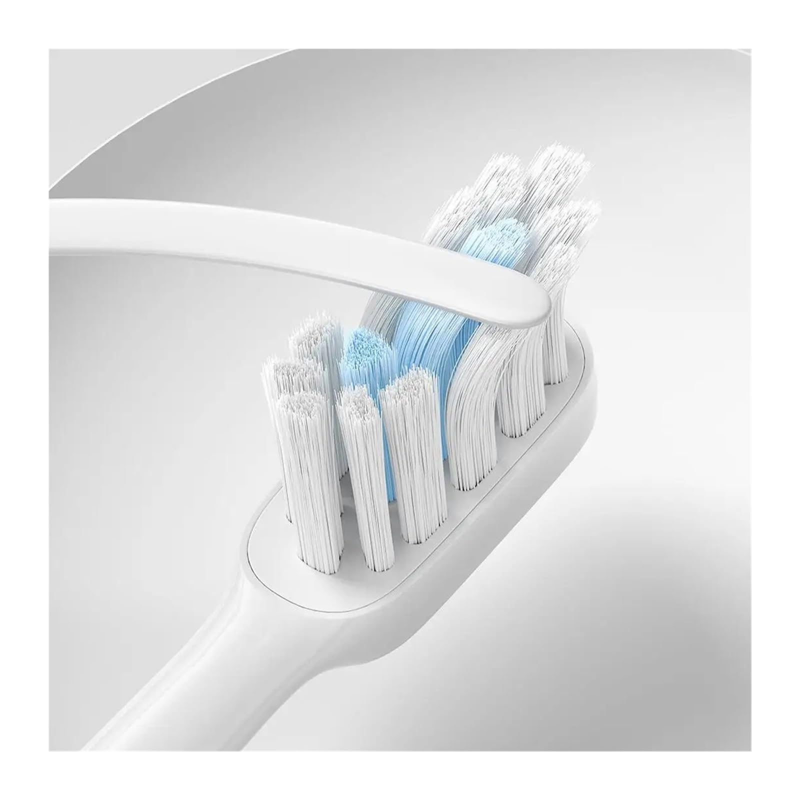 Recambios de cepillo suave, compatible con MIJIA, T302 adultos | Cabezales suaves para adultos, plastico, 3 o 6 piezas(6pcs black)
