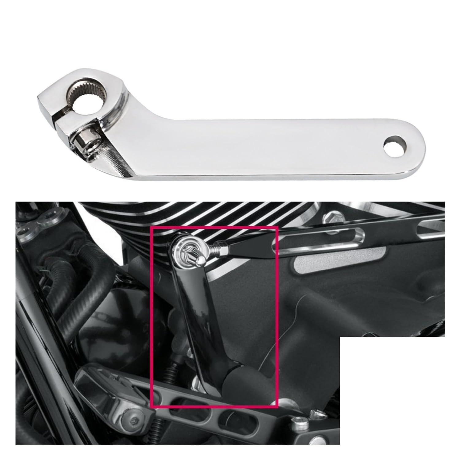 Motorrad-Innenstangen-Umschalthebelwellen-Hebelgetriebe für CVO für Tri Street für Electra Glide für Road King 1984-2016