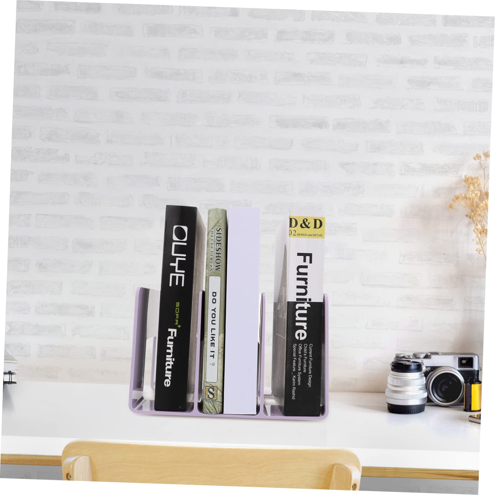 1 Organiseur de tiroir de Bureau en Acrylique pour Bureau, étagère de Livres, Livres, Mini casier, Livres Durable, annexe, Support de Livre d'étudiant, Lourd