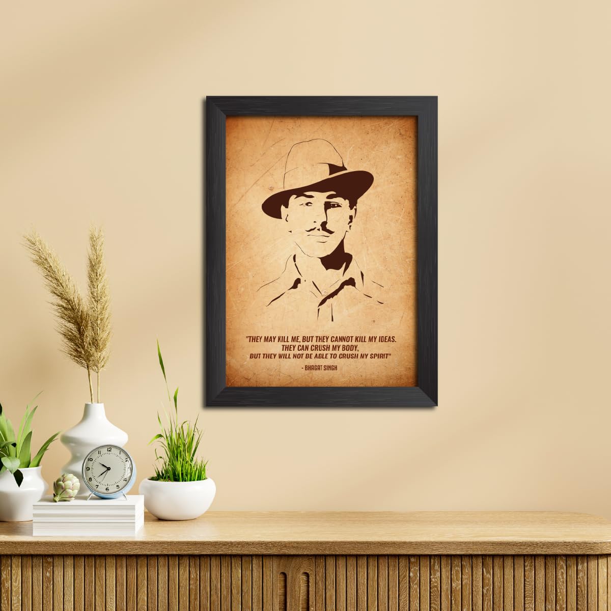 Bhagat Singh Poster - Inspirational Wall Art -6 Bhagat Singh Poster - Inspirational Wall Art -6