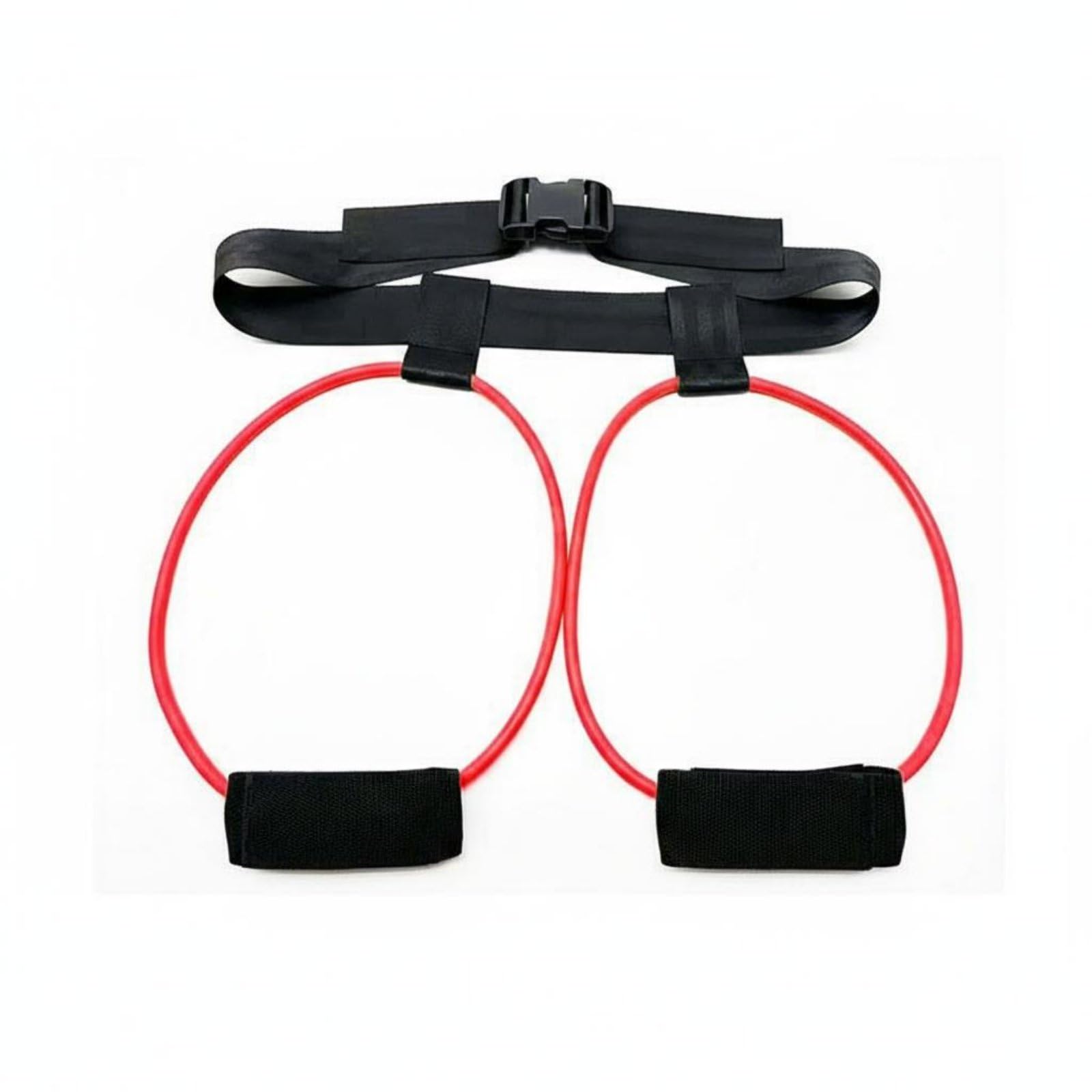 Ojiva® Portable Waist Belt Leg Exercise Band Adjustable Fit Leg Training Straps with Ankle Cuffs Sturdy Design Hip Resistance Exercise Band Padded Comfort for Women Beginners Home Workouts Gym Travel-image-25
