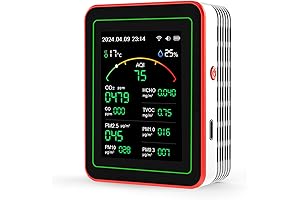 Air Quality Monitor: 15-in-1 Smart Tester for Maintaining Indoor Air Quality